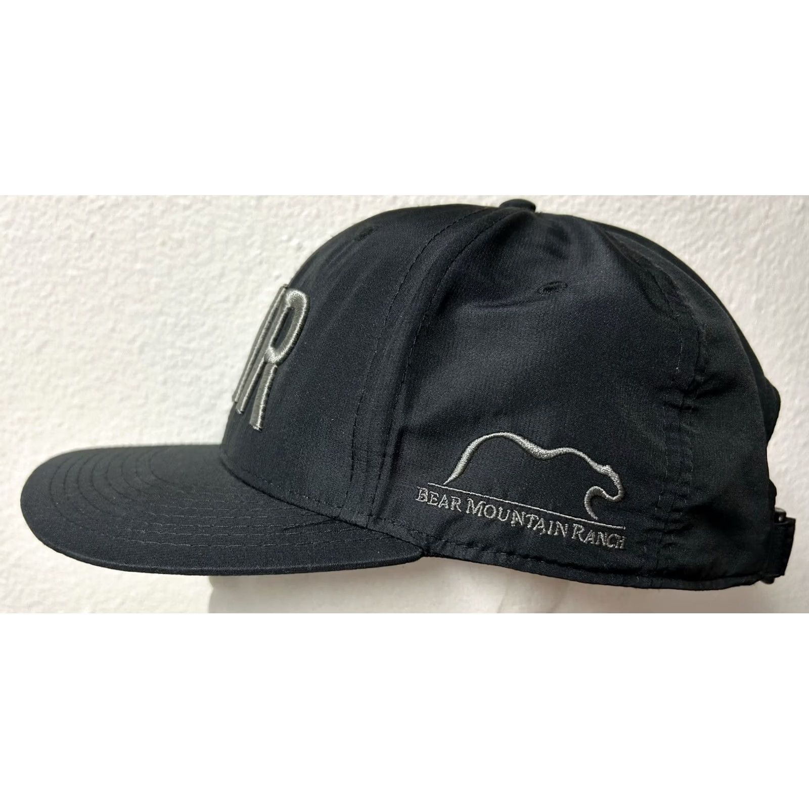 Vintage BMR Strapback Hat Embroidered Bear Golf Chelan Washington | Pukka | Black | One Size | Men | Golf Hat Size ONE SIZE - 4 Thumbnail