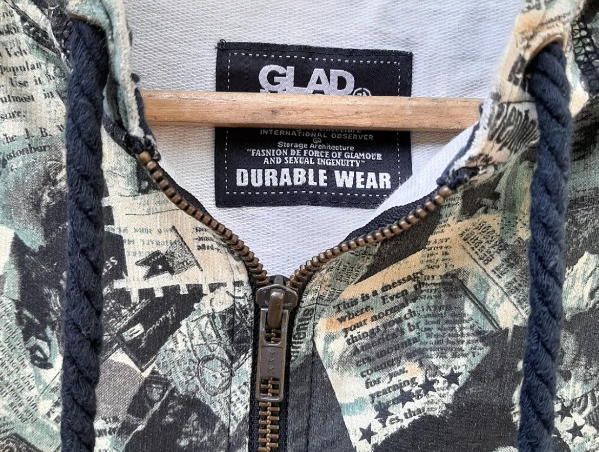 Japanese Brand 2000s Glad News Hysteric If Six Poem Print Zip y2k Lgb Size US S / EU 44-46 / 1 - 4 Thumbnail