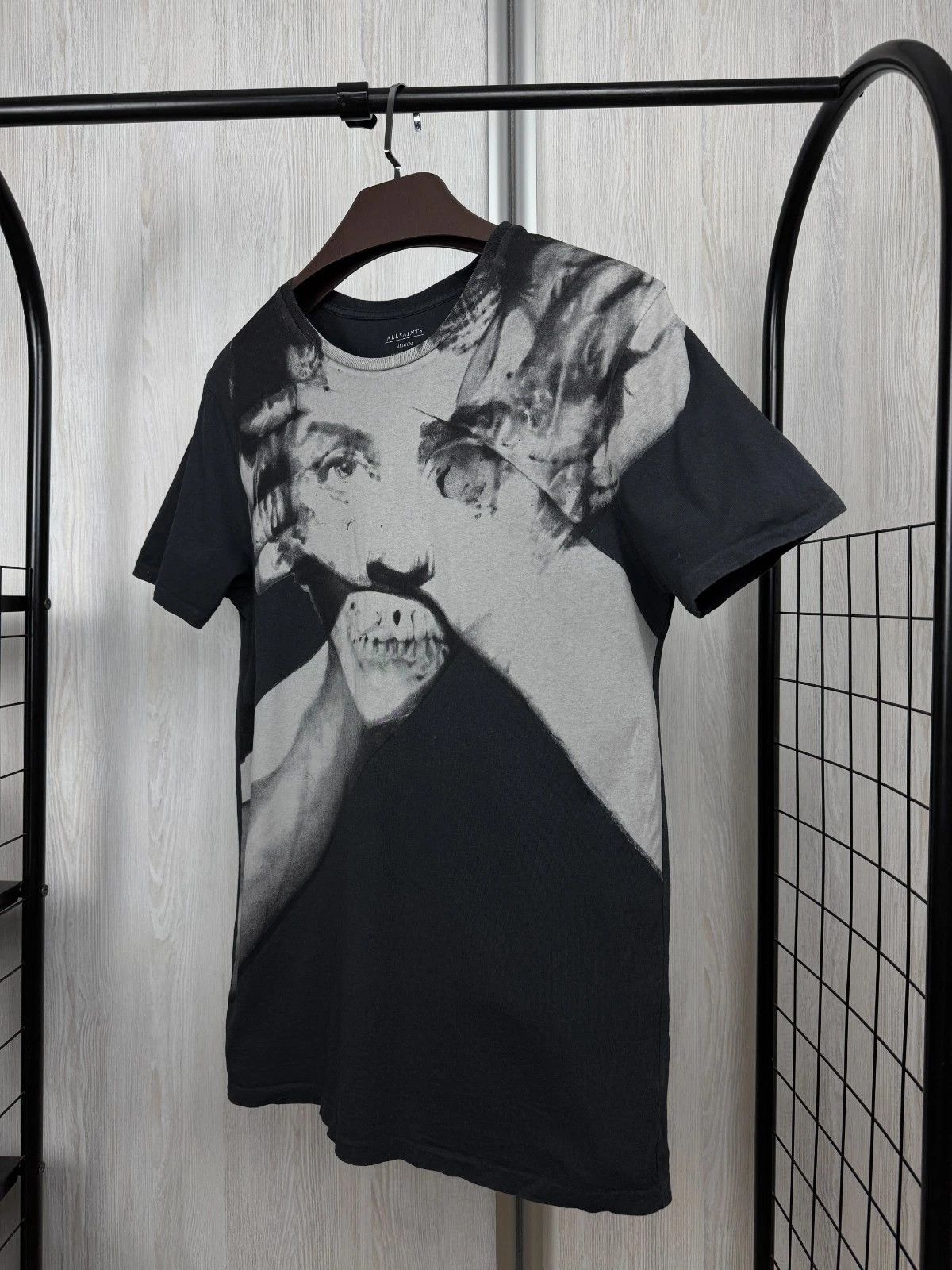 Allsaints Allsaints Process SS Band Crew Skull tee shirt Size US M / EU 48-50 / 2 - 2 Thumbnail