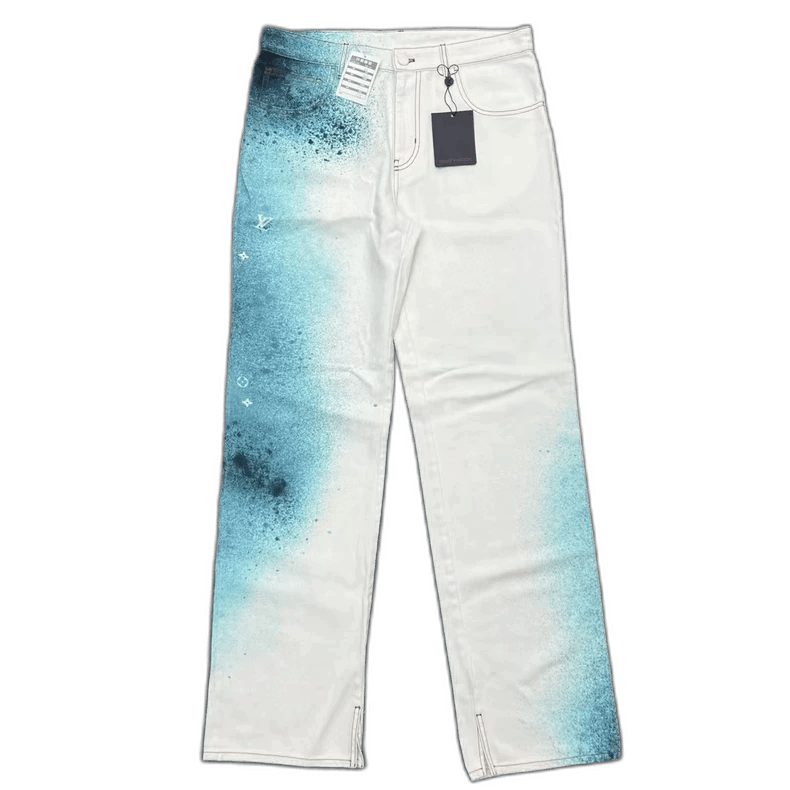 Louis Vuitton Louis Vuitton Watercolor Print Jeans Size 31 Size US 31 - 1 Thumbnail