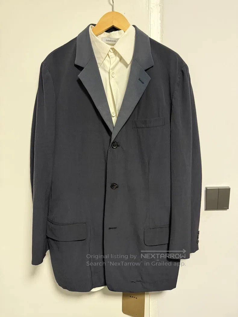 Other Yohji Yamamoto size 4 2000ss cold dyed wool suit with diffe Size 48R - 2 Thumbnail
