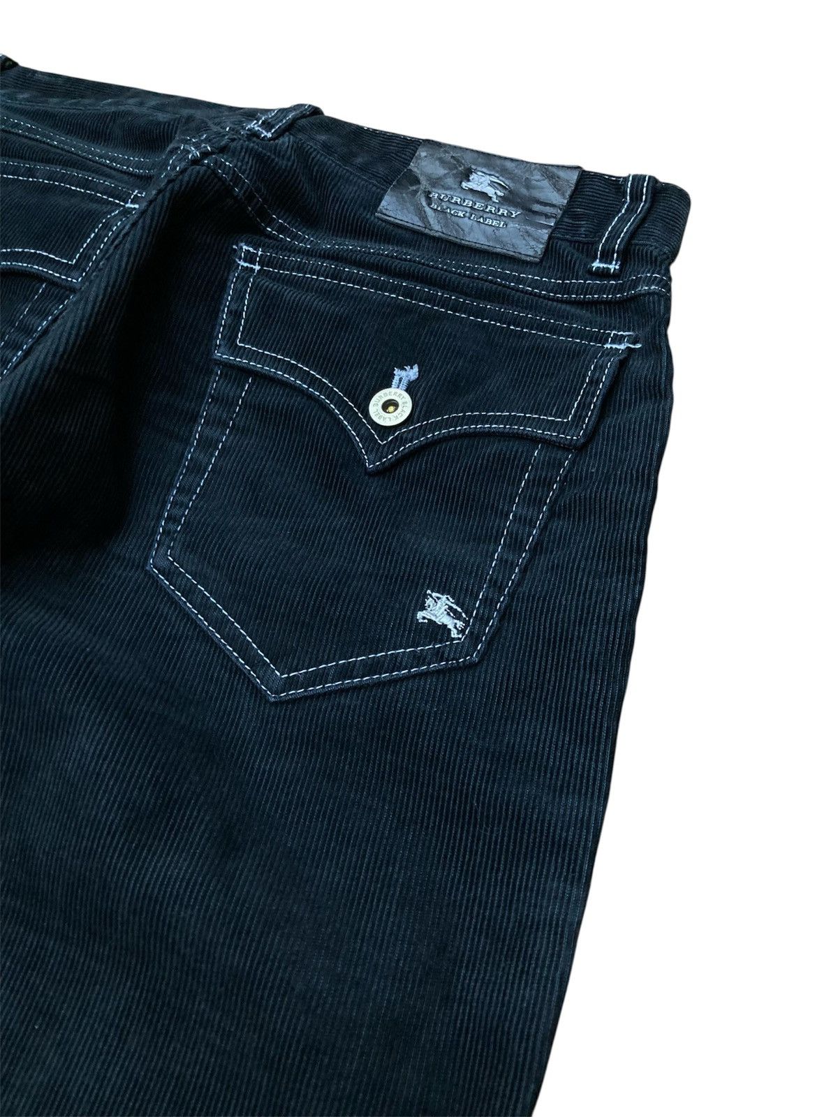 Burberry Vintage Burberry Black Label Contrast Stitch Corduroy Pants Size US 28 / EU 44 - 5 Thumbnail