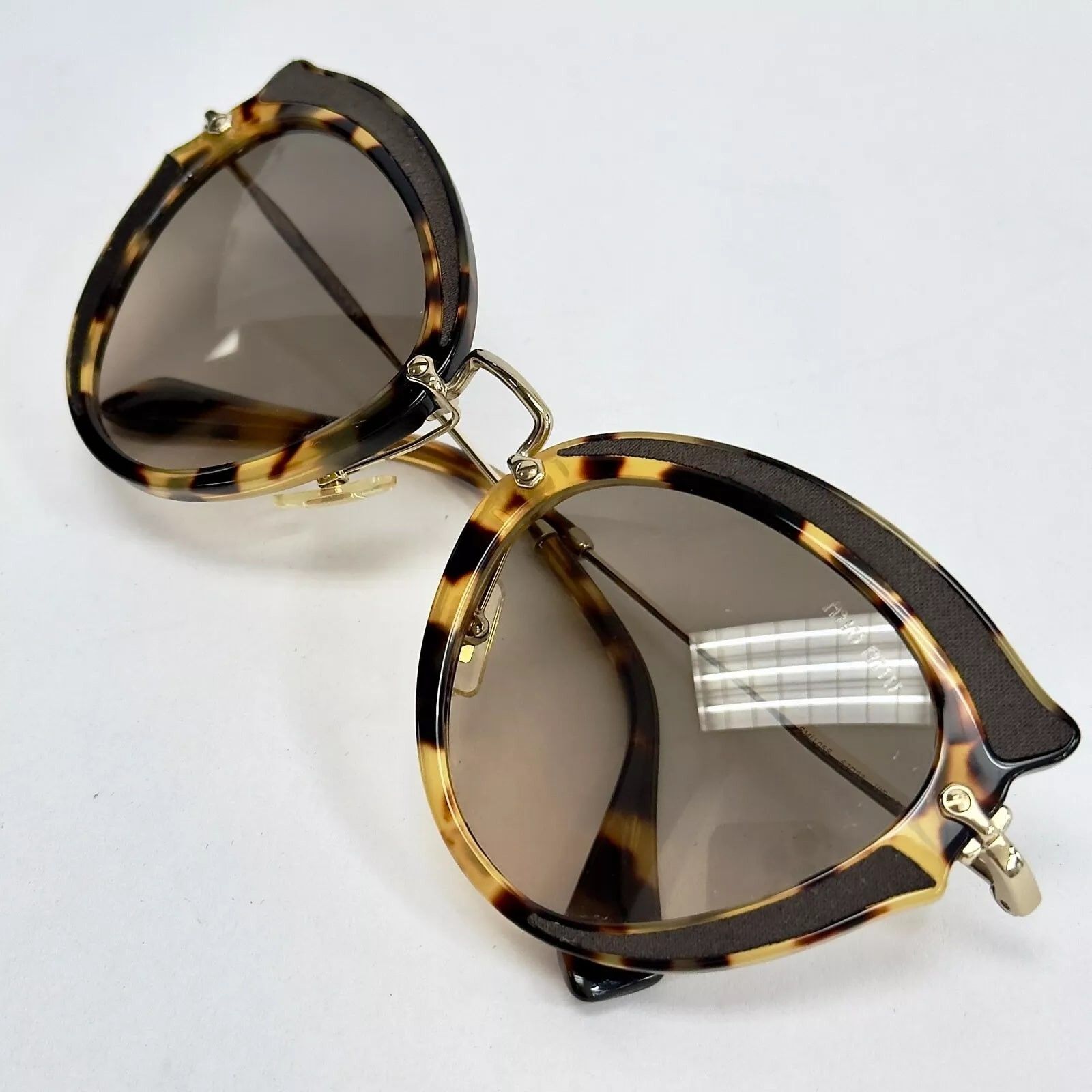 Miu Miu MIU MIU NOIR SILK MU05SS Cat Eye Fashion Sunglasses 05S Size ONE SIZE - 2 Thumbnail