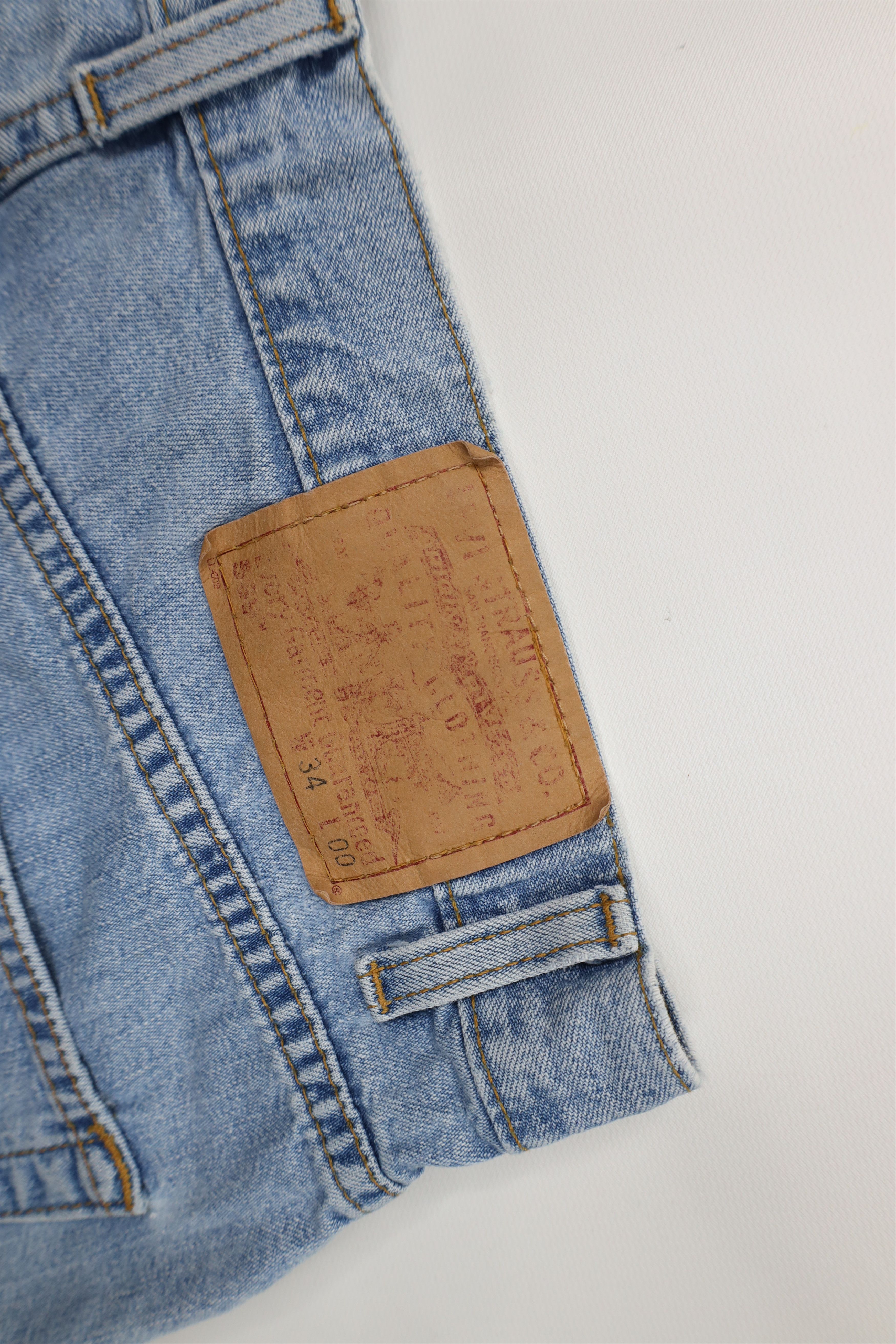 Levi's Vintage Y2K 2001 Levis 569 Loose Fit Denim Jean Shorts Jorts Size US 34 / EU 50 - 15 Thumbnail