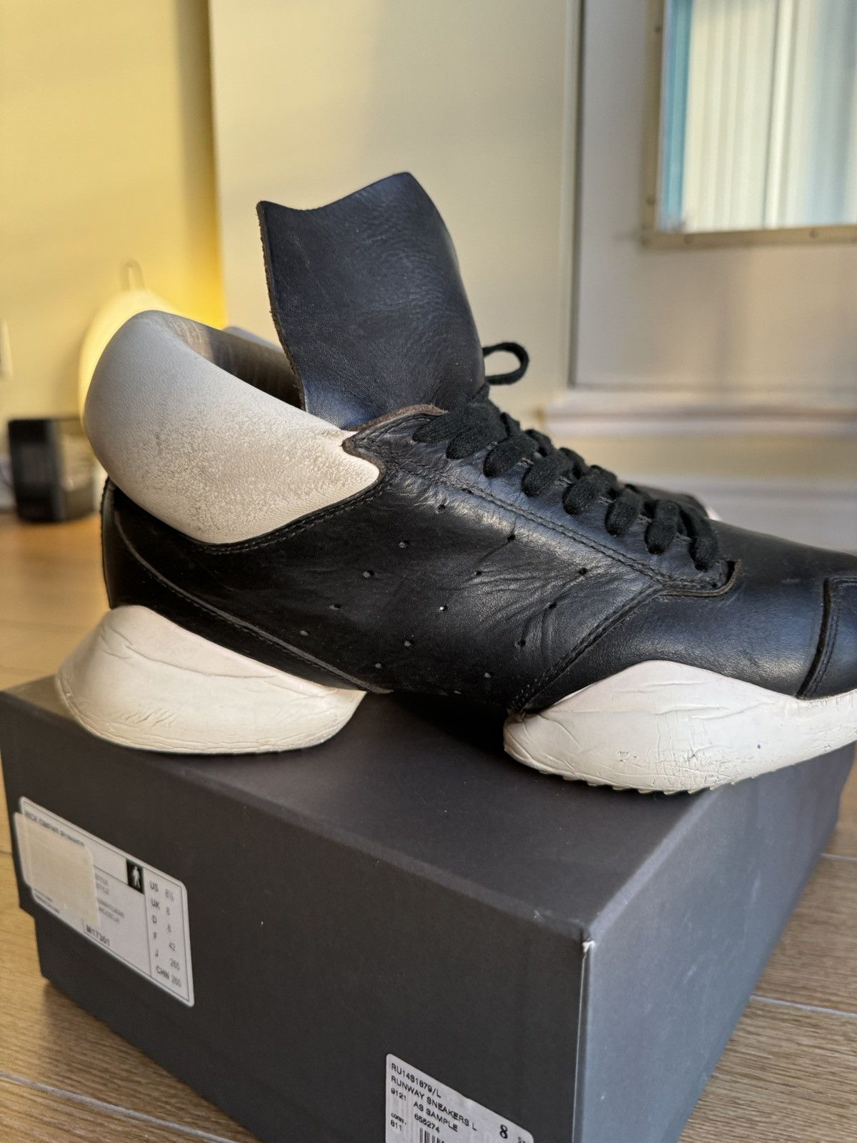 Adidas × Rick Owens × Rick Owens Drkshdw Rick Owens Runner Size US 8.5 / EU 41-42 - 1 Thumbnail