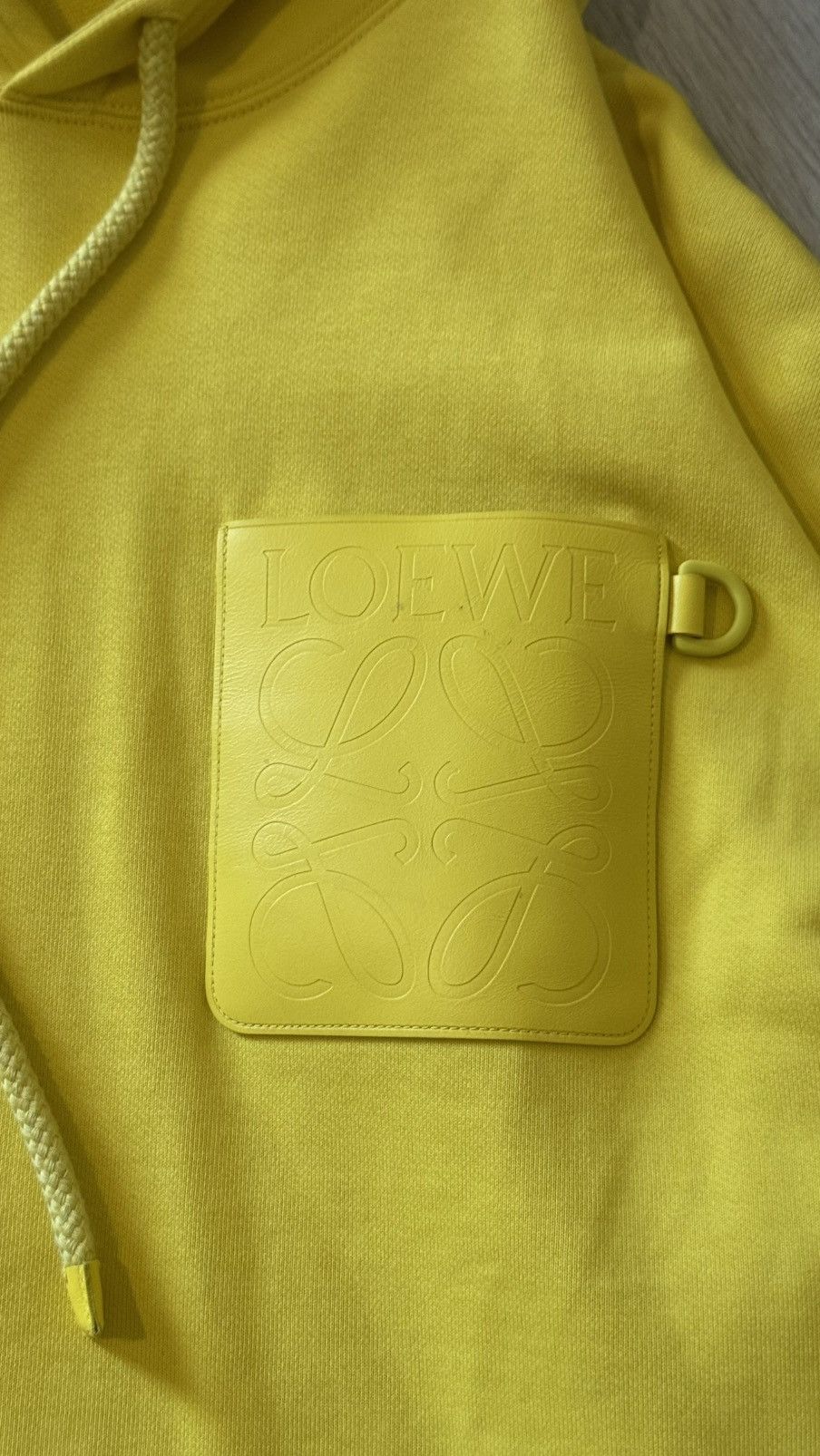 Loewe Loewe Anagram Patch Hoodie - Yellow - XL Size US XL / EU 56 / 4 - 2 Thumbnail