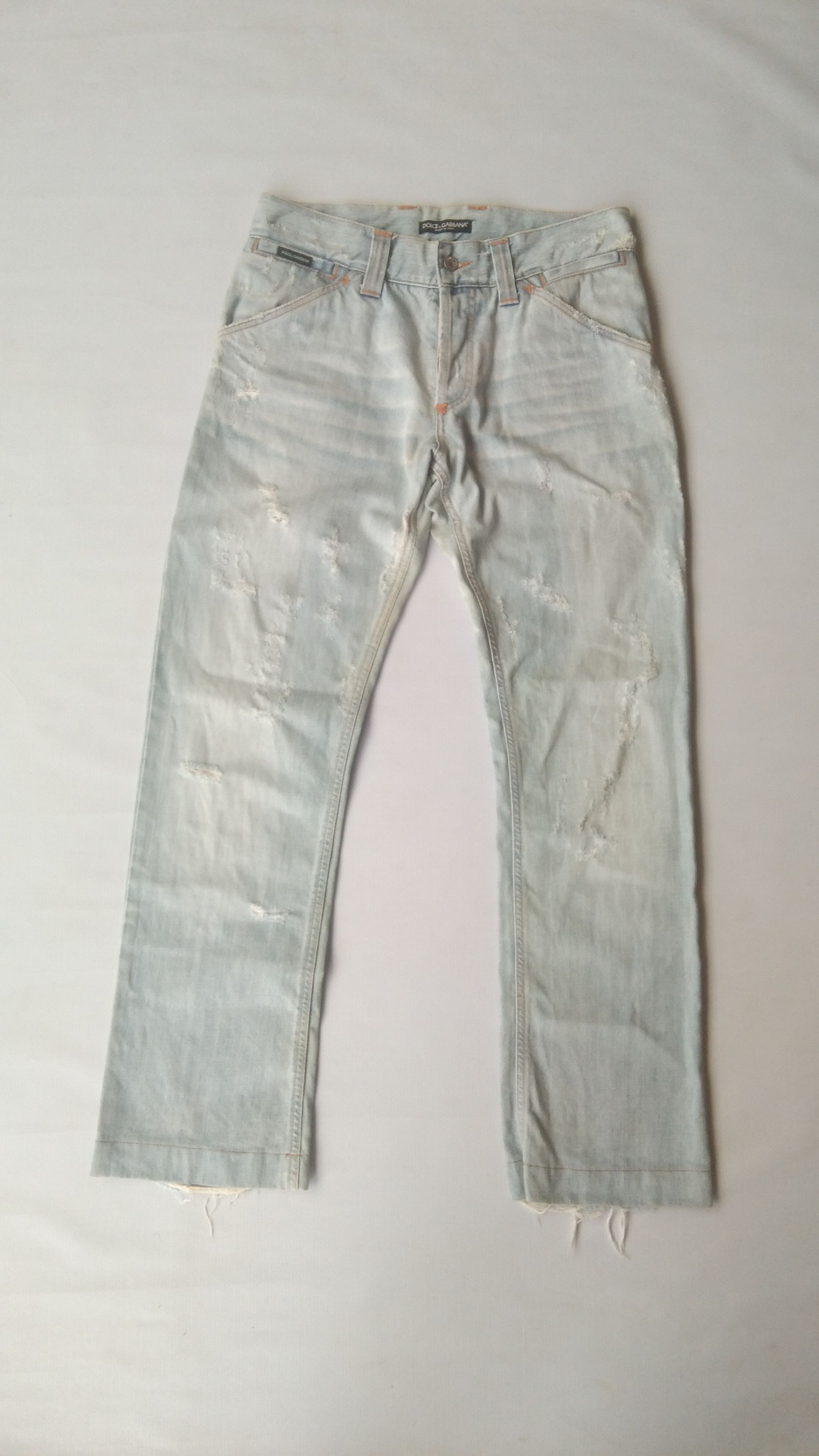 Disney × Dolce & Gabbana Disney x D&G distres wash jeans straight Size US 32 / EU 48 - 9 Thumbnail