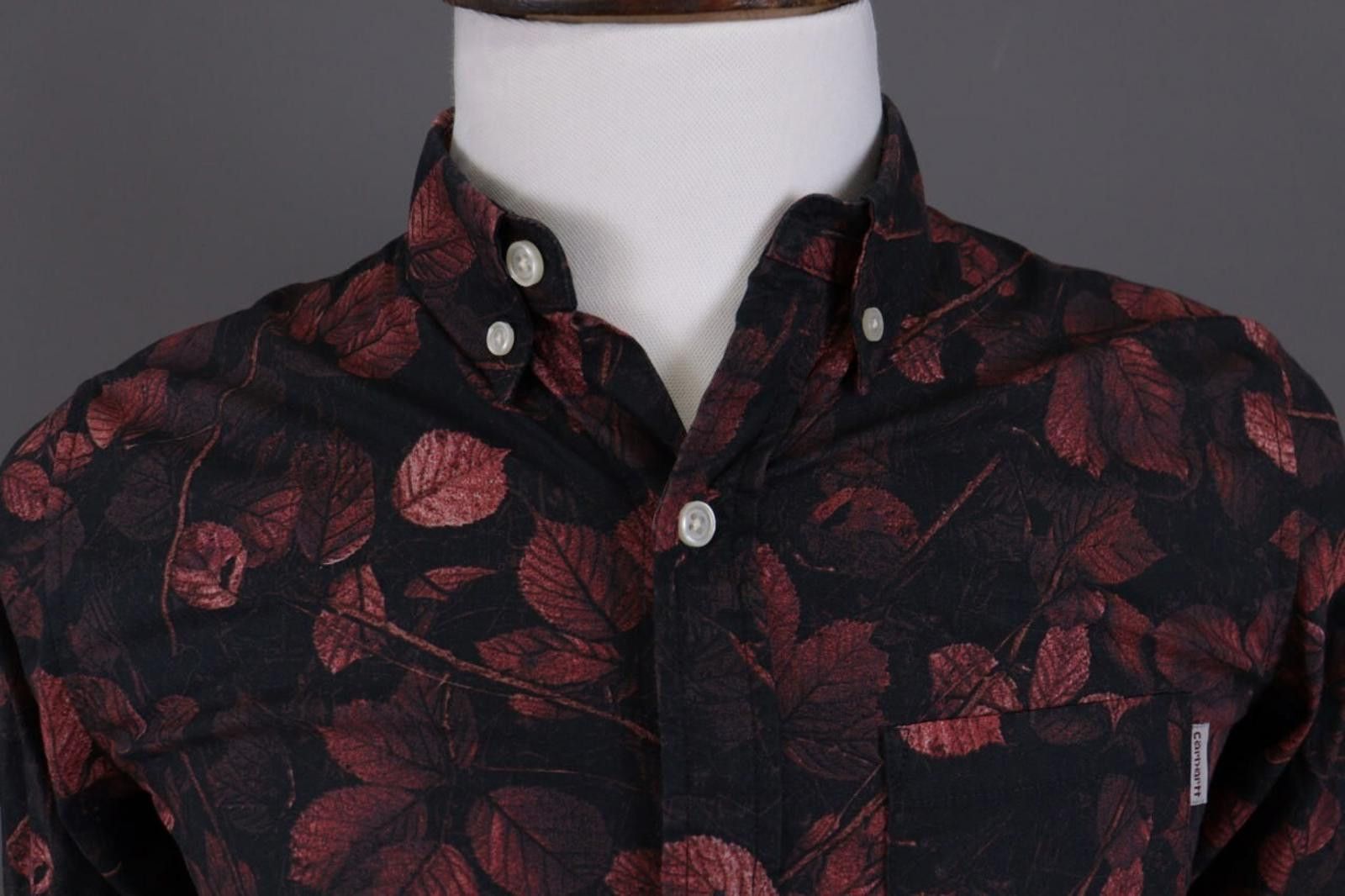 Carhartt Carhartt X' Rocha Shirt Floral Burgundy Button Up Size S Size US S / EU 44-46 / 1 - 2 Thumbnail