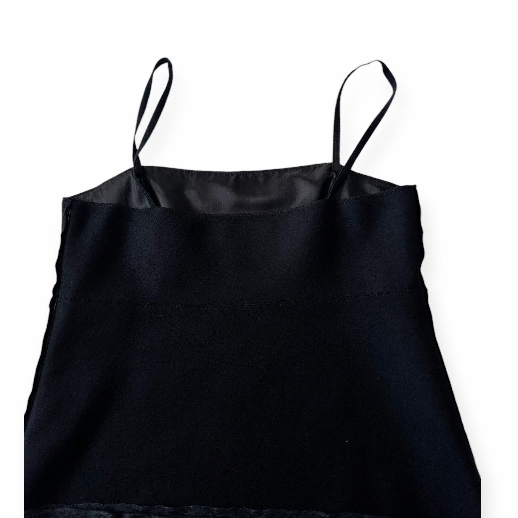 Prada Prada Archival F/W 2005 Runway Opening Look Black Wool Lace Size L / US 10 / IT 46 - 8 Thumbnail