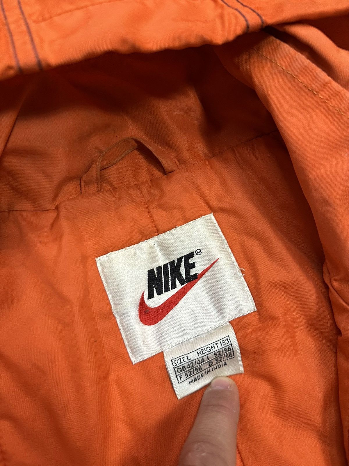 Nike 1990s Vintage Nike Light Jacket Big Logo Y2K Size US L / EU 52-54 / 3 - 9 Thumbnail