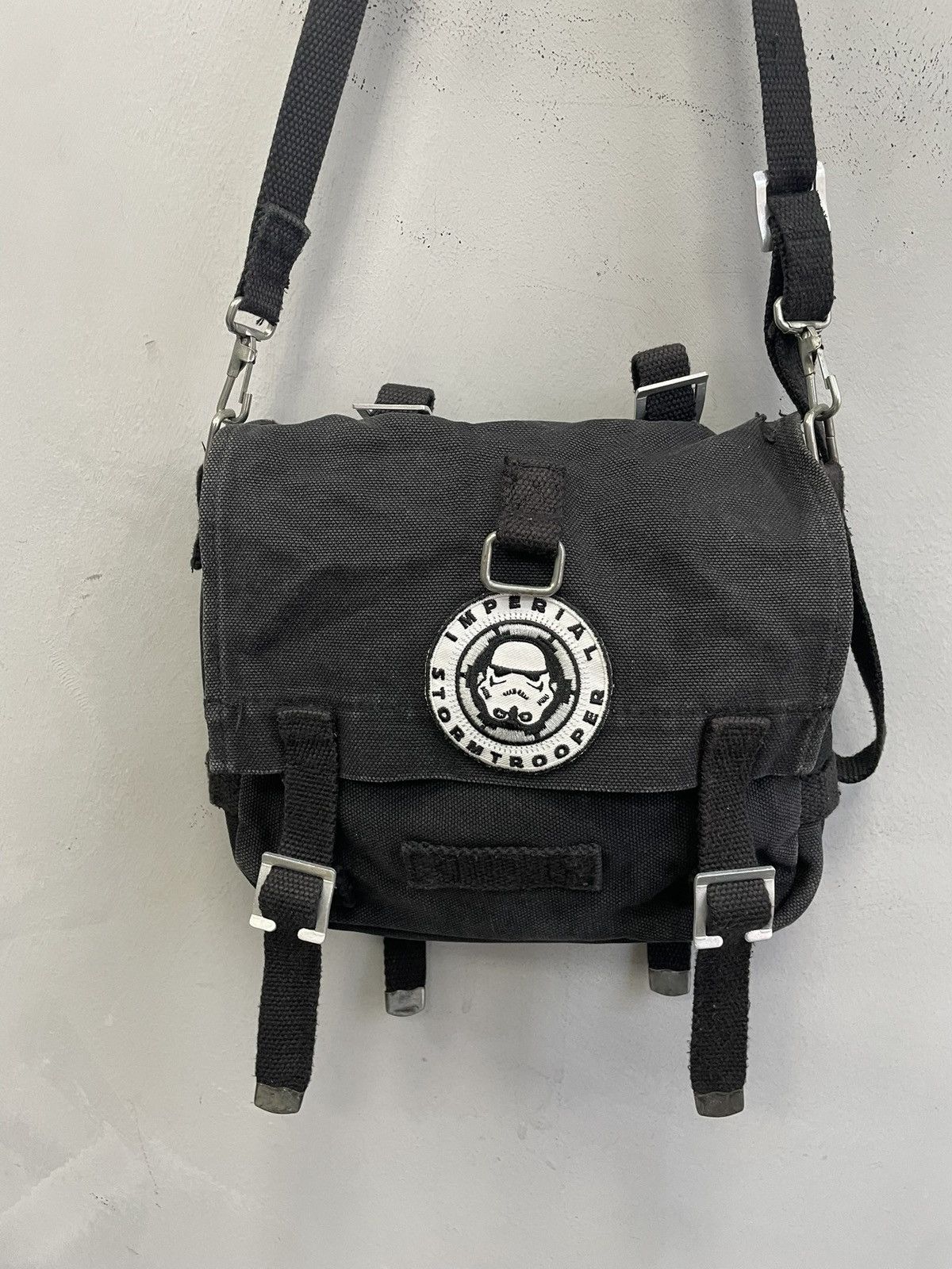 Junya Watanabe Black tactical crossbody bag buckle straps utility tech Size ONE SIZE - 1 Thumbnail