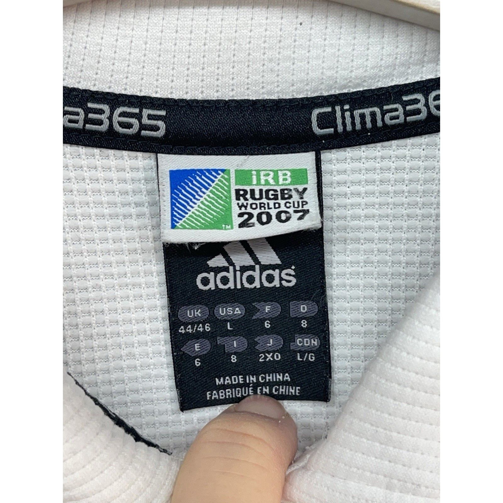 Adidas VTG Adidas Polo Shirt Rugby World Cup 2007 France Short Slee Size US L / EU 52-54 / 3 - 5 Thumbnail