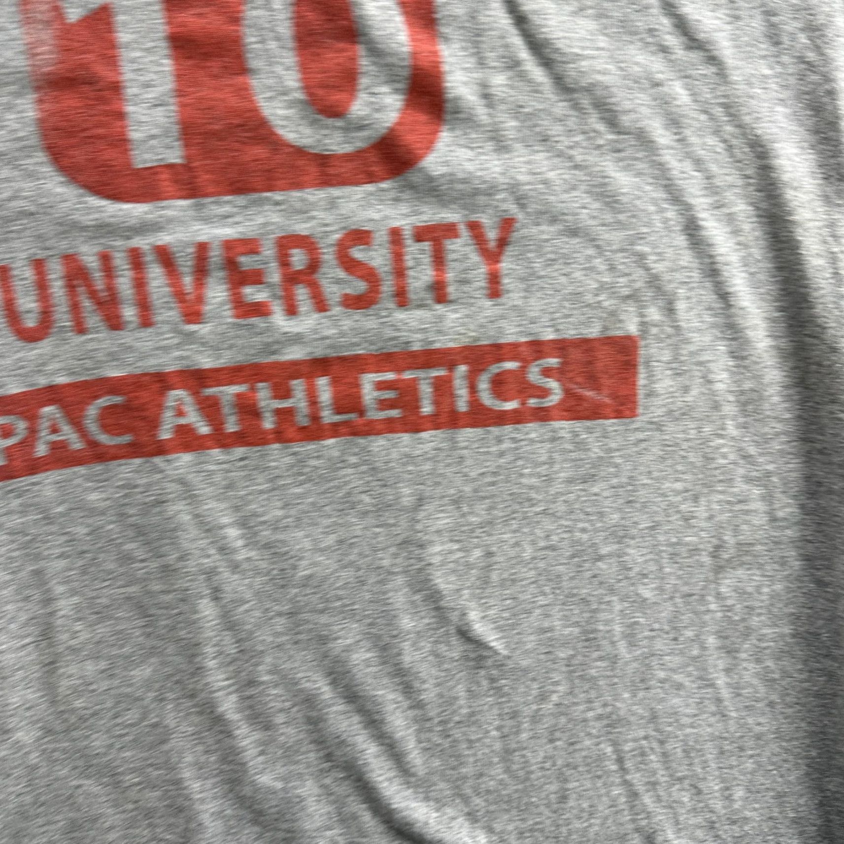 Gildan Spinning University Shirt Mens Medium Gray Pac Athletics Athletic Gym Tee Size US M / EU 48-50 / 2 - 5 Thumbnail