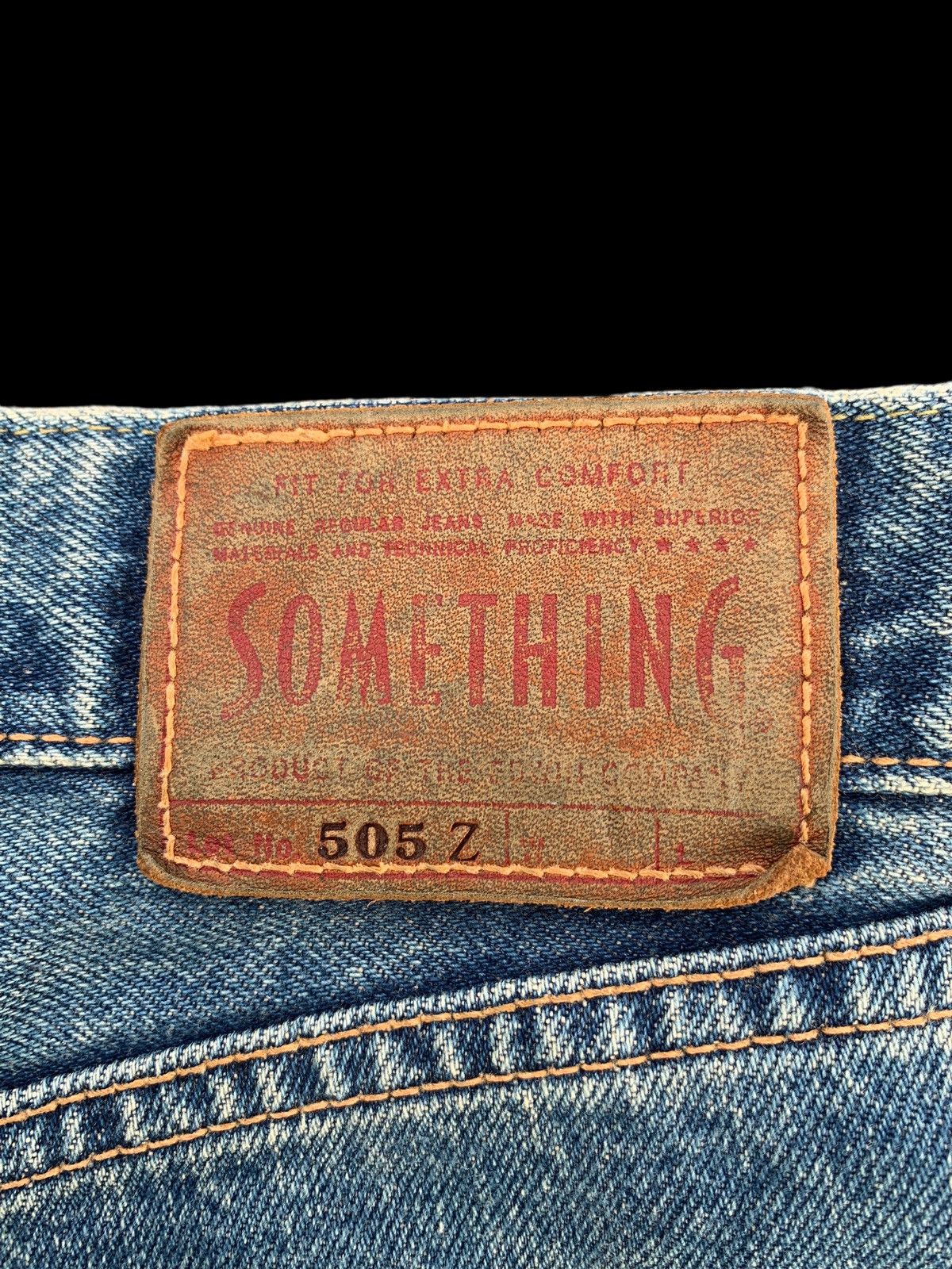 Kapital VINTAGE SOMETHING EDWIN SELVEDGE BAGGY DISTRESSED DENIM Size US 28 / EU 44 - 12 Thumbnail