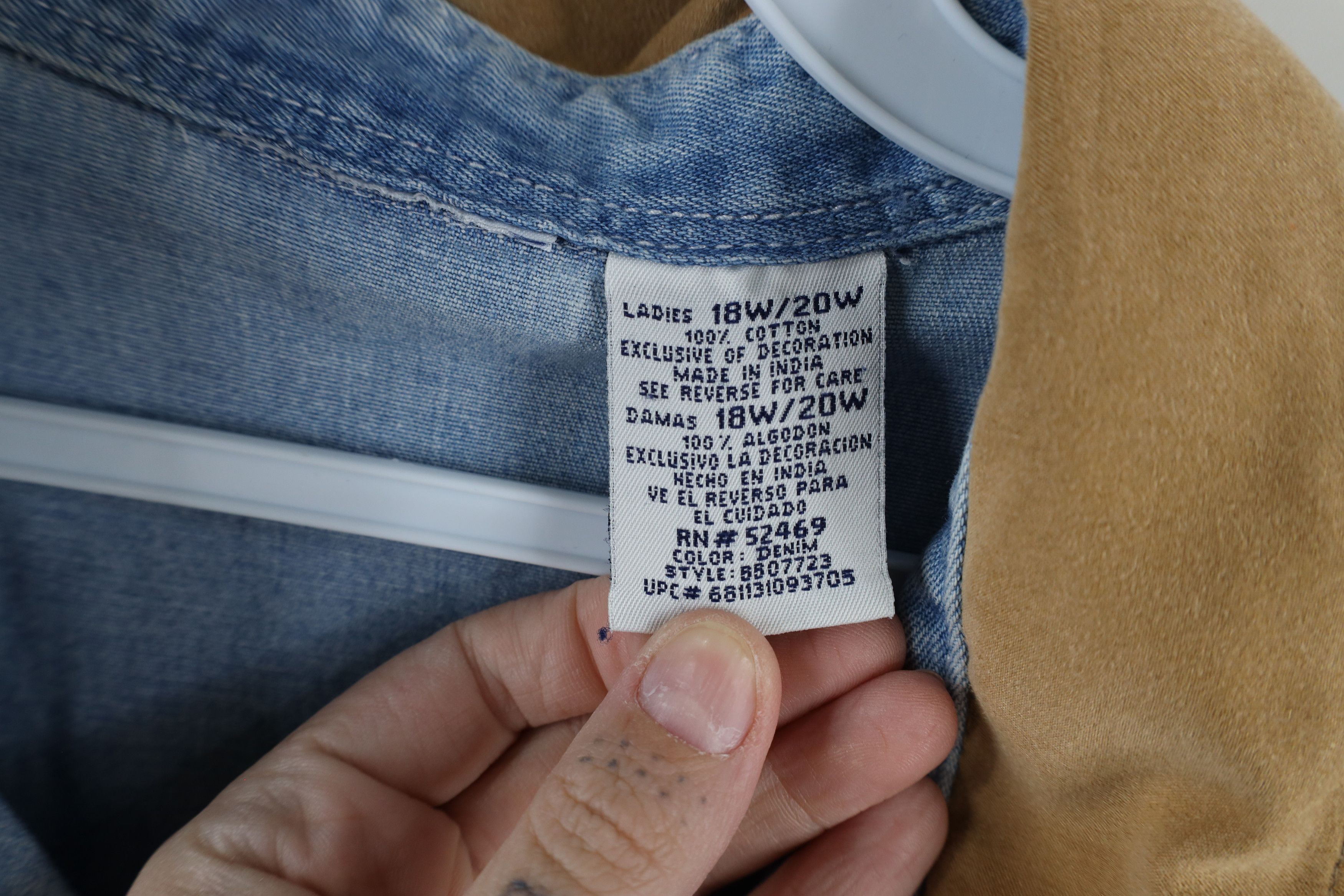 Vintage Vintage 90s Streetwear Garden Pumpkin Denim Button Shirt Size XXL / US 16-18 / IT 52-54 - 11 Thumbnail