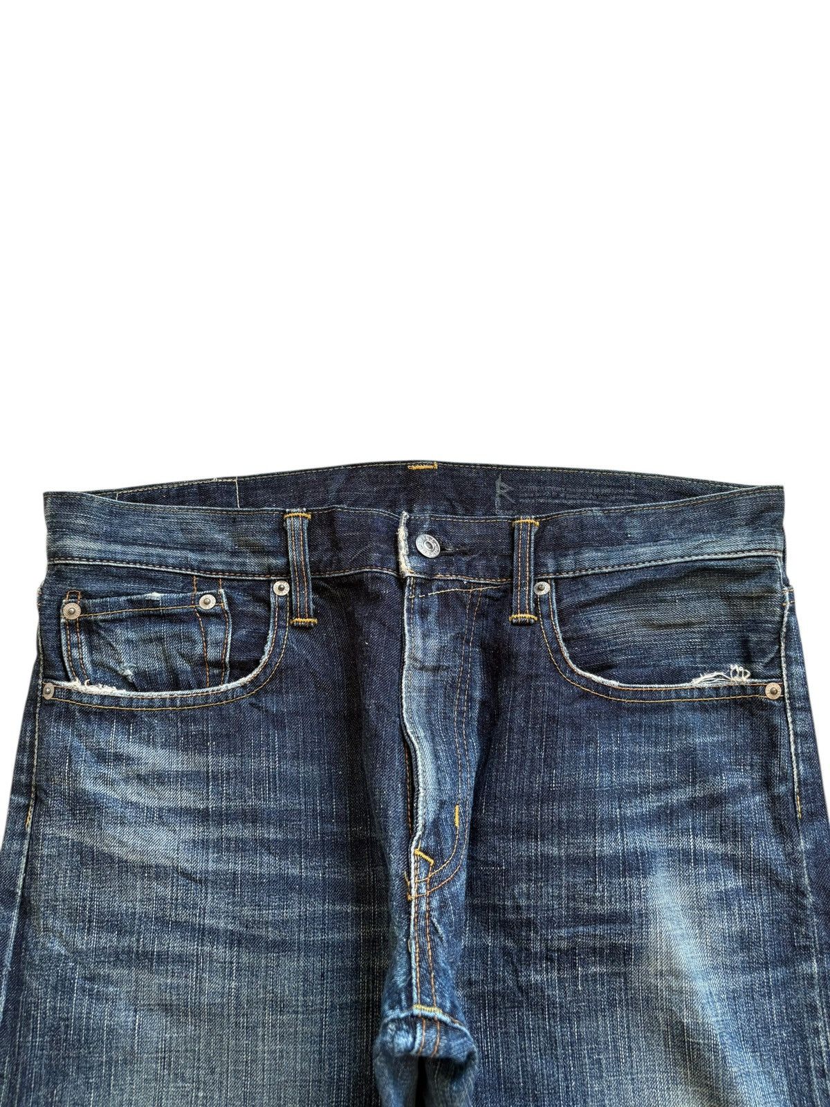 Edwin Vintage Edwin 503R Blue Wash Loose Jeans Size US 34 / EU 50 - 4 Thumbnail