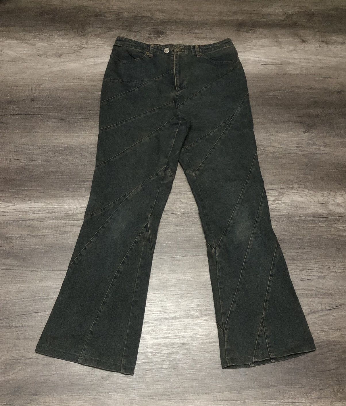 If Six Was Nine × Japanese Brand × Le Grande Bleu (L.G.B.) VINTAGE VIVA PRESTO HAGI FLARED DESIGN HYSTERIC GLAMOUR Size 30" / US 8 / IT 44 - 5 Thumbnail