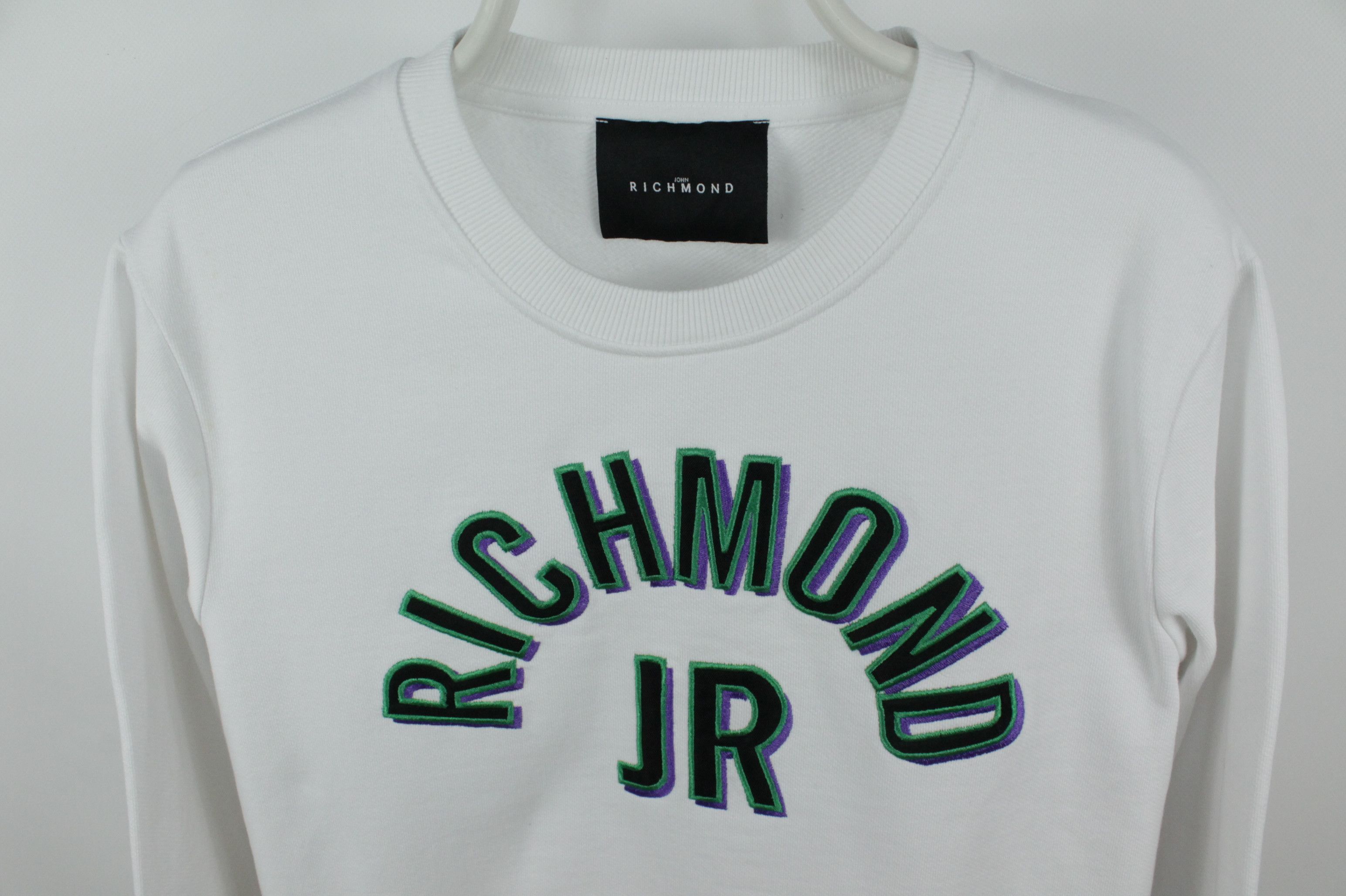 John Richmond John Richmond JR White Sweatshirt Men's Size US L / EU 52-54 / 3 - 2 Thumbnail