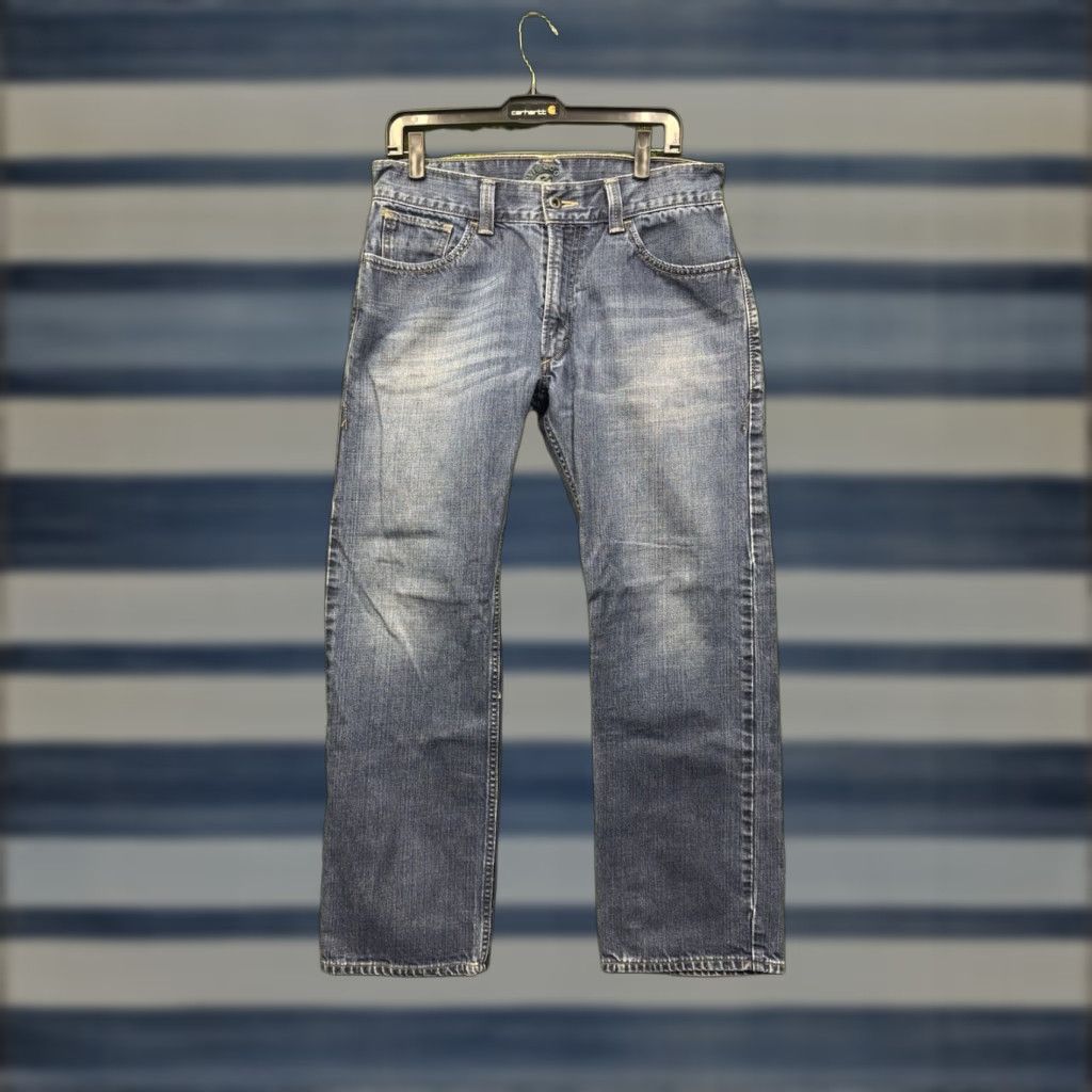 Levi's Levi's Jeans Men 33X30 Vintage Straight Denim Cotton Blue 5-Pocket Regular (Medium Wash) 500 Series Mens Size US 33 - 1 Thumbnail