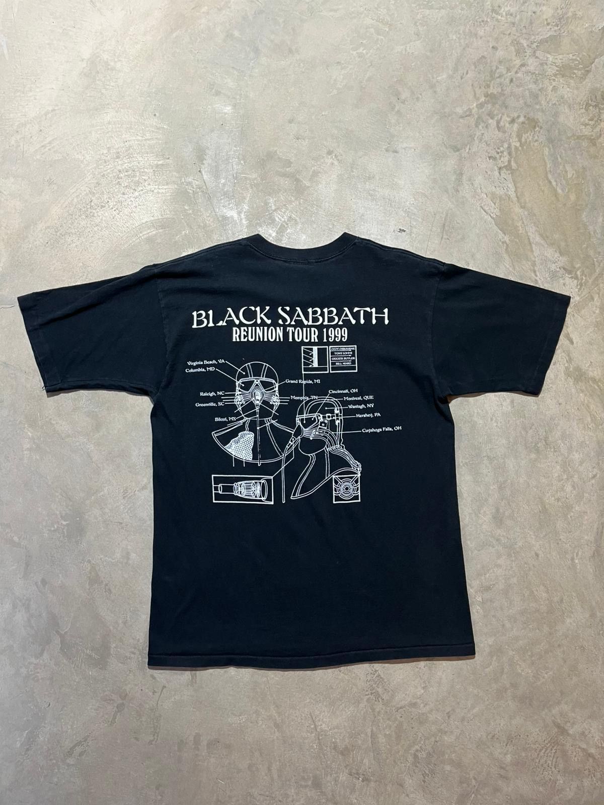 Black Sabbath 1999 Black Sabbath Reunion Tour T-Shirt Size US L / EU 52-54 / 3 - 2 Thumbnail