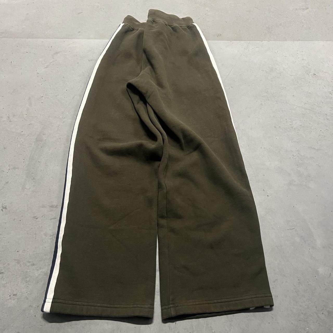 Japanese Brand × Vintage Crazy Vintage Y2K Green Wide Leg Sweatpants! Size US 30 / EU 46 - 6 Thumbnail
