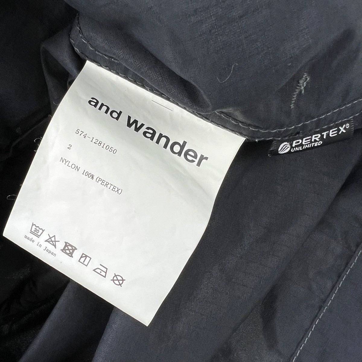 And Wander and wander Pertex Nylon Rip Jacket Size US M / EU 48-50 / 2 - 5 Thumbnail