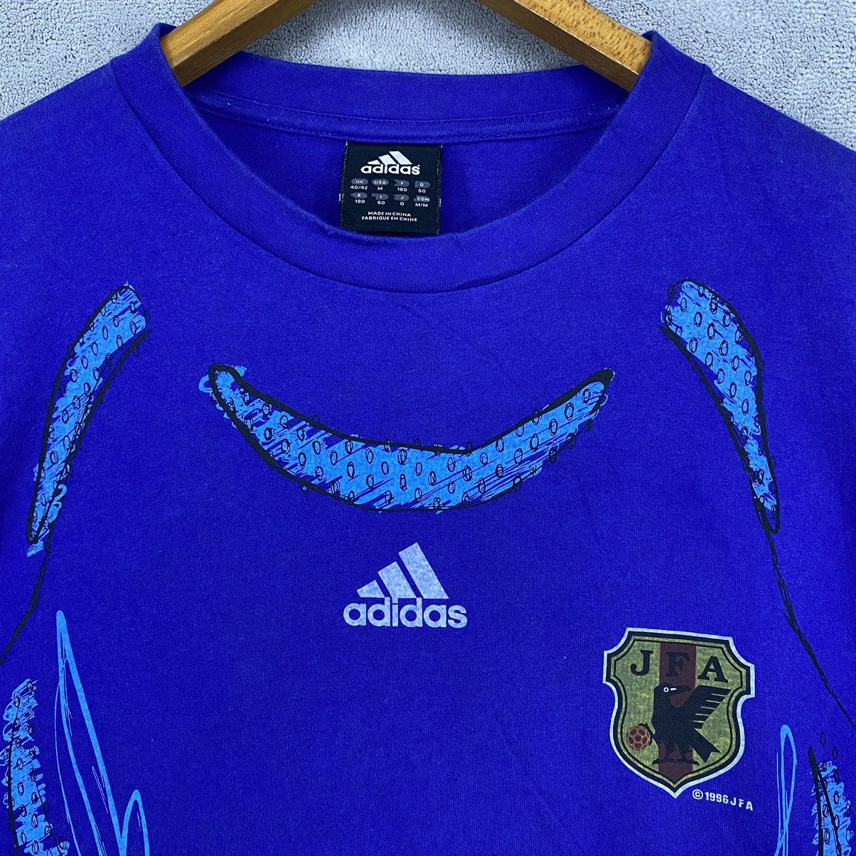 Adidas × Vintage Vintage T-Shirt Adidas x Japan Football 1996 JFA Size US M / EU 48-50 / 2 - 4 Thumbnail