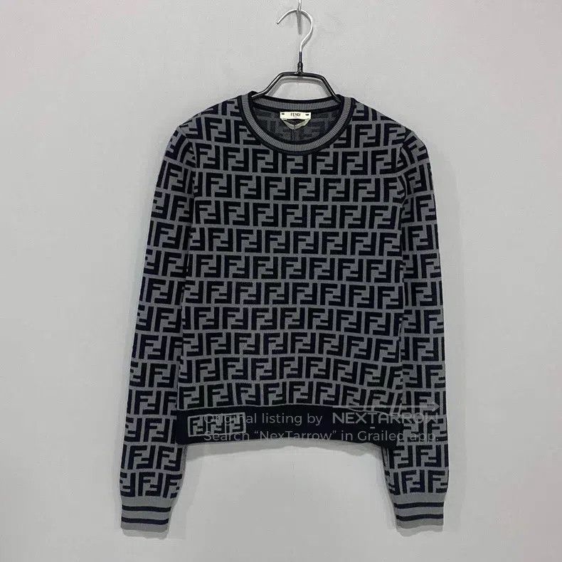 Fendi Fendi All-over Printed Knit Long Sleeve Size XS / US 0-2 / IT 36-38 - 1 Thumbnail