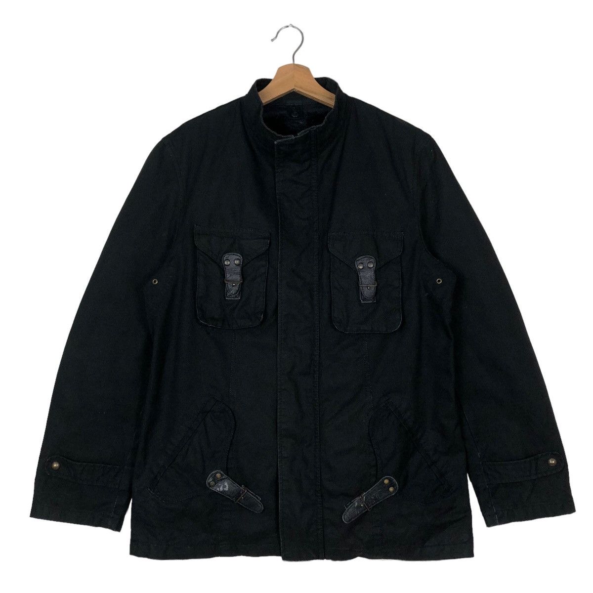 Japanese Brand 🔥90s Biker Jacket Bondage Design PPFM Japan Mink Fur Lining Size US L / EU 52-54 / 3 - 1 Thumbnail