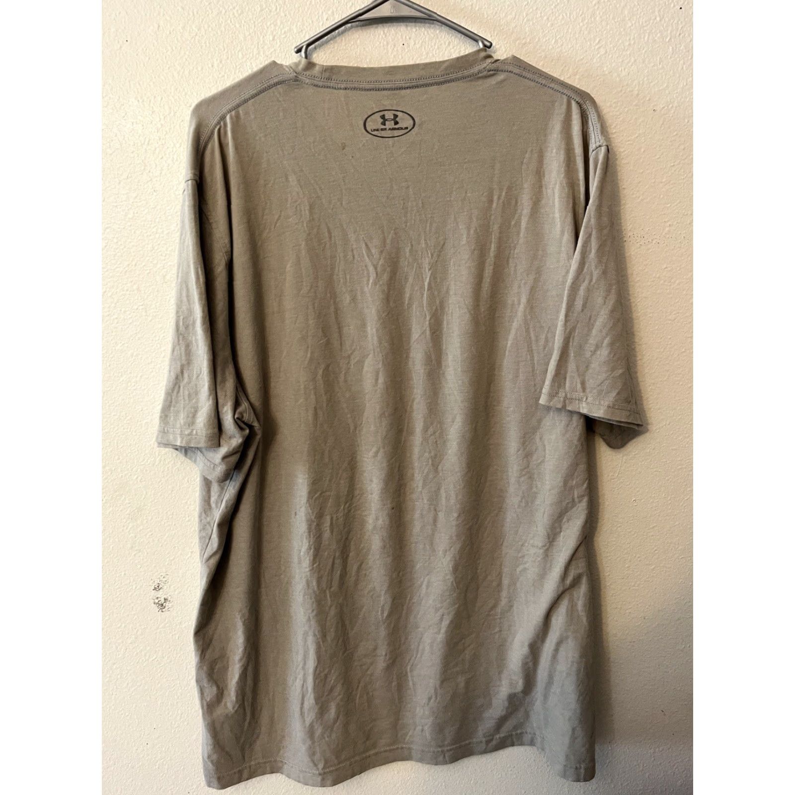 Under Armour VINTAGE Under Armour T-Shirt Mens Gray Short Sleeve Crew Neck Graphic XL Adult Regular Size Cotton Logo Modern 2010s Mens Size US XL / EU 56 / 4 - 3 Thumbnail