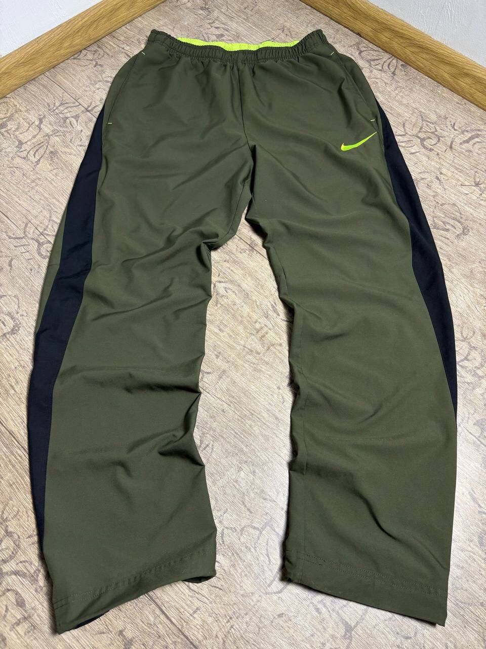 Nike 00s Nike Nylon Crazy Drill Sweat Pants Size US 34 / EU 50 - 1 Thumbnail