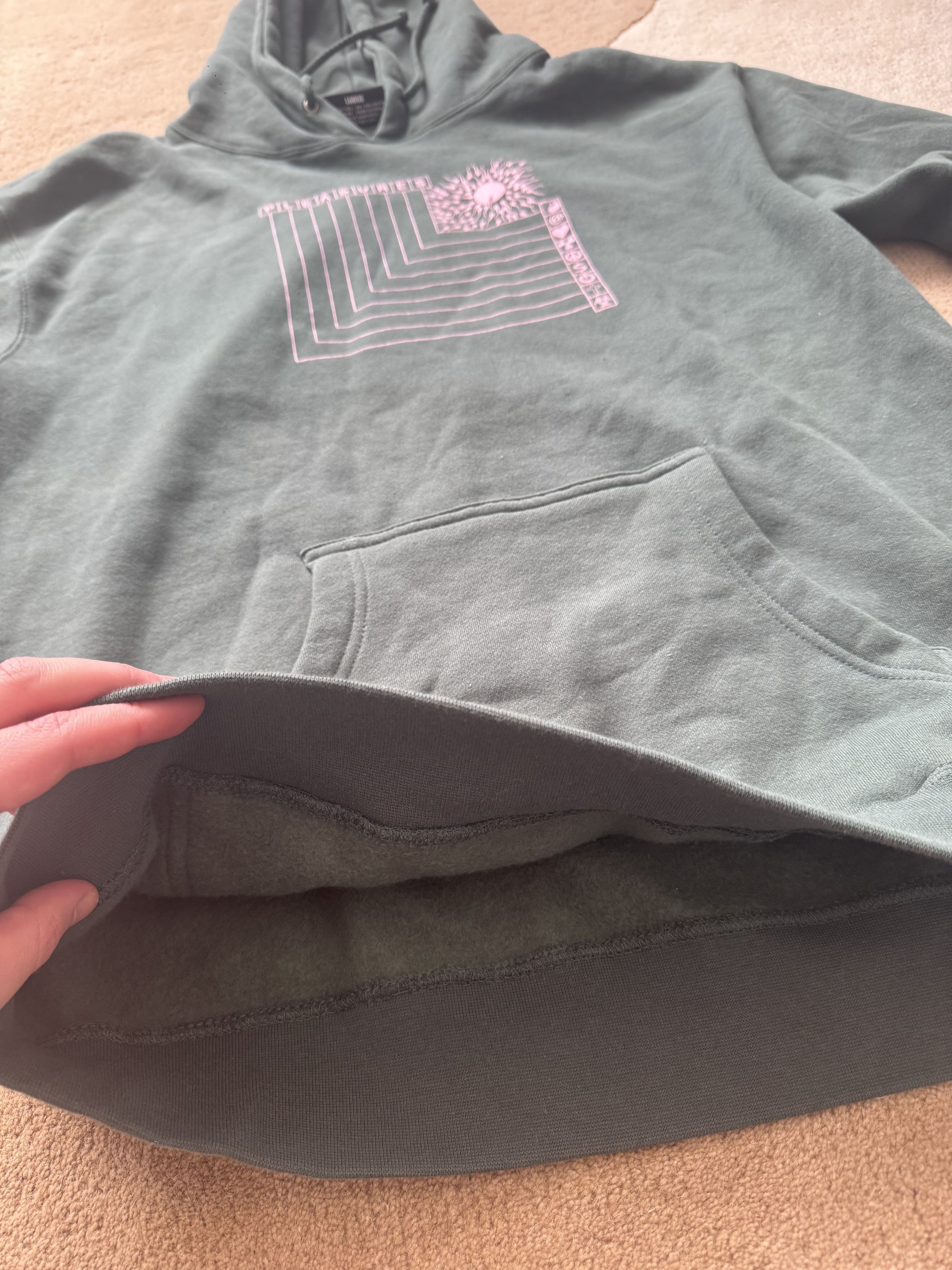 Pleasures Pleasures Fertile Hoodie Alpine Green Size US L / EU 52-54 / 3 - 6 Thumbnail