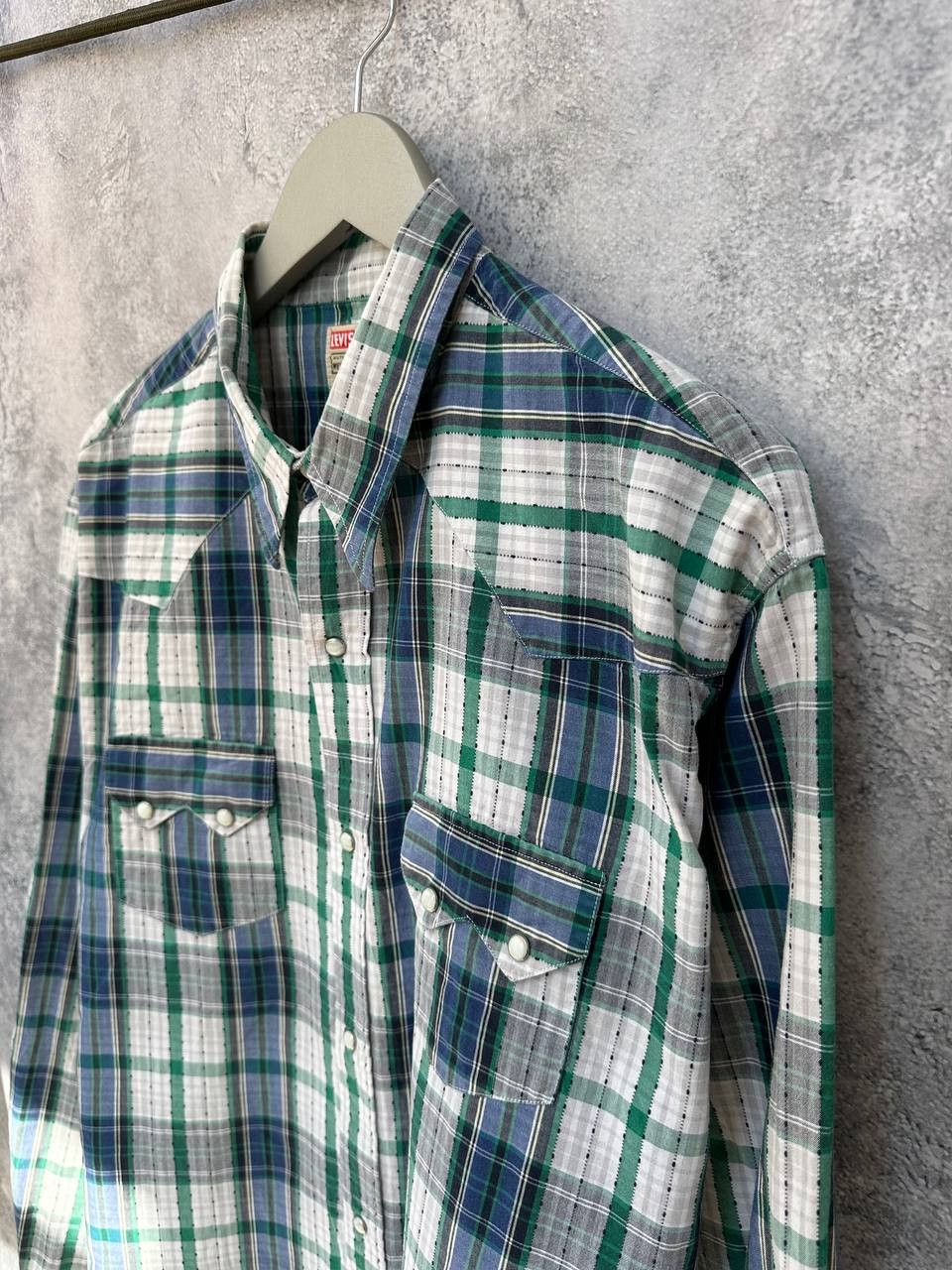 Levi's × Vintage Super Rare 1950s Vintage LEVI’S Long Sleeve Shirt Plaid Size US XL / EU 56 / 4 - 6 Thumbnail