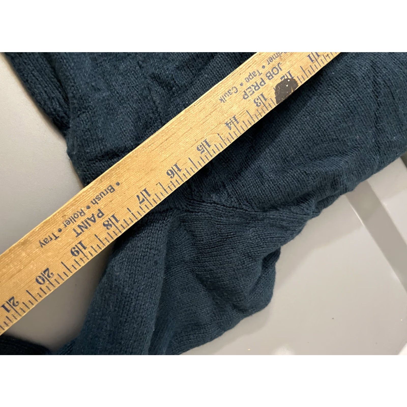 Loft VINTAGE LOFT Teal Blue Turtleneck Sweater Women Small Cotton Blend Pullover Fall Winter Mens Size S / US 4 / IT 40 - 5 Thumbnail