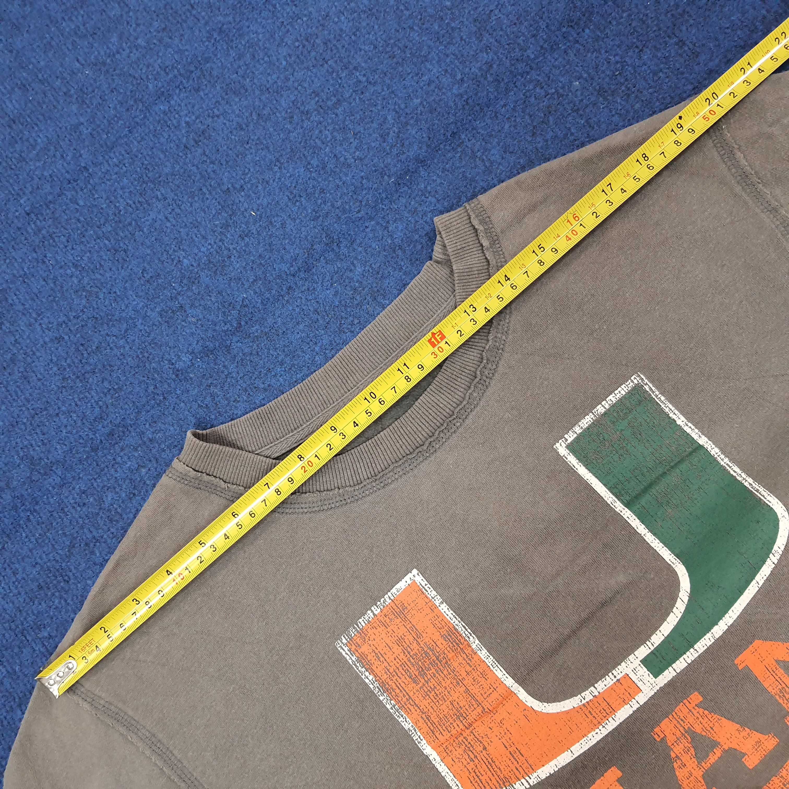 Colosseum Athletics Vintage Colosseum MIAMI Hurricanes Sweatshirt C248N10 Size US M / EU 48-50 / 2 - 8 Thumbnail