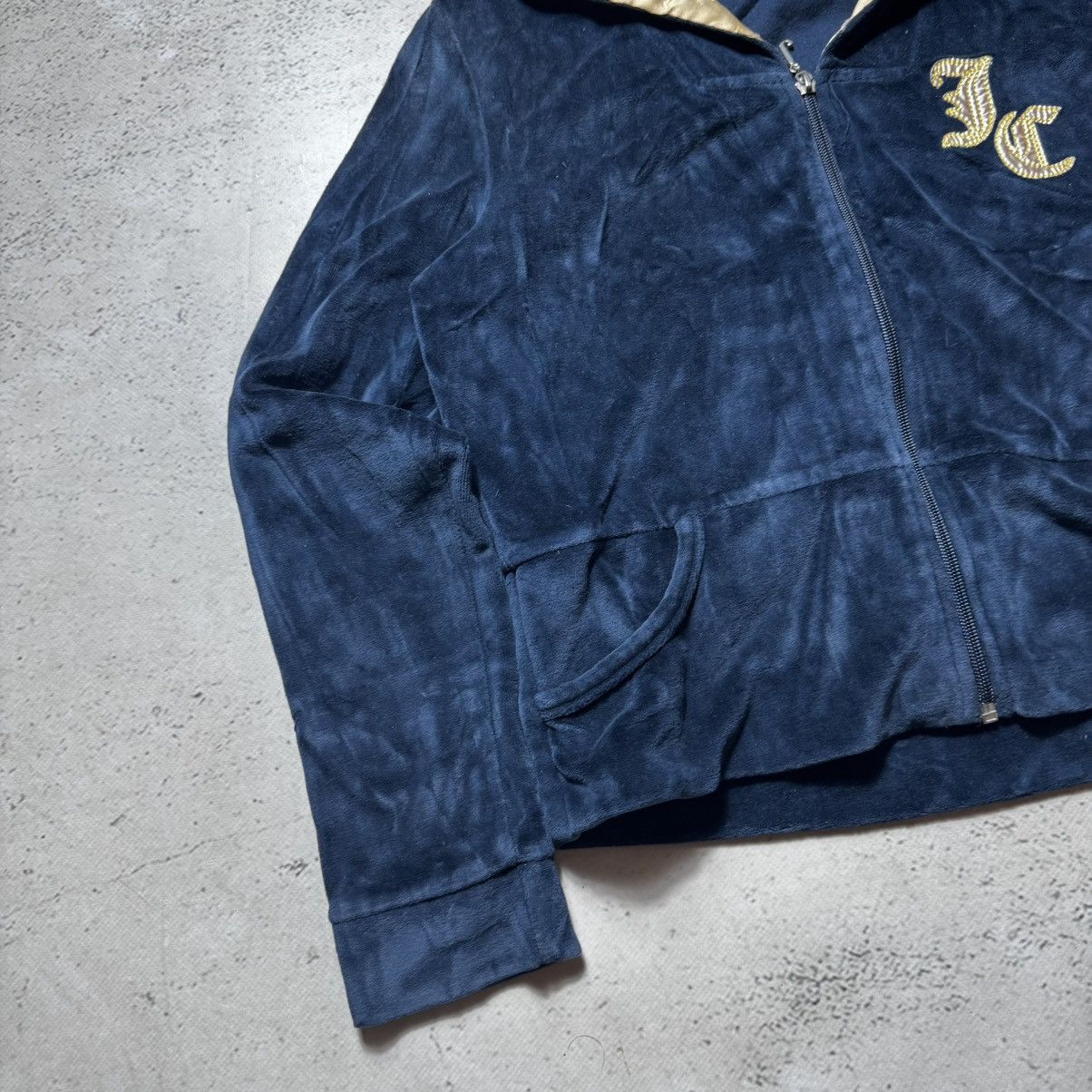 Juicy Couture × Vintage vintage sexy y2k juicy couture cropped zip hoodie big logo Size L / US 10 / IT 46 - 11 Thumbnail