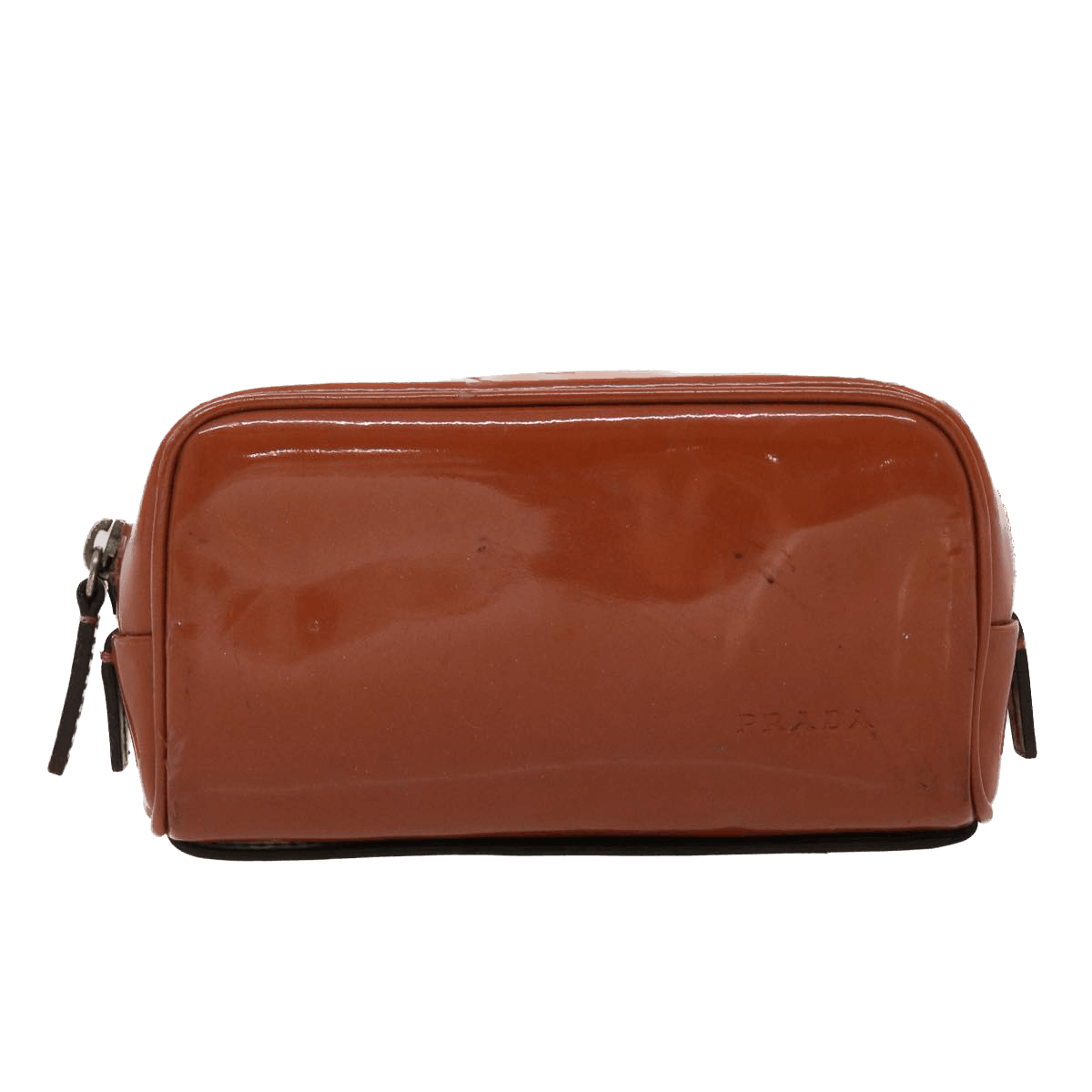 Prada Brown Patent Leather Clutch Bag (Pre-Owned) Size ONE SIZE - 1 Thumbnail