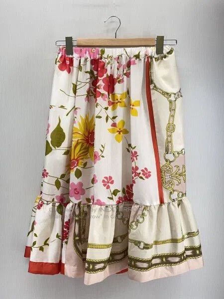 Comme des Garcons Comme Des Garcons size XS Vintage beige patterned skirt Size 23" - 1 Thumbnail