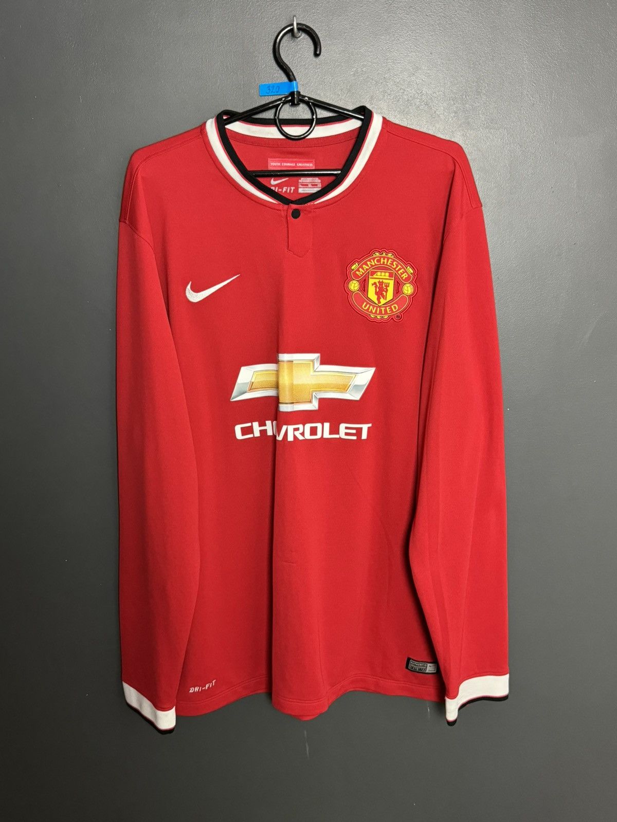Nike Manchester United 14/15 Home Football Long Sleeve Jersey