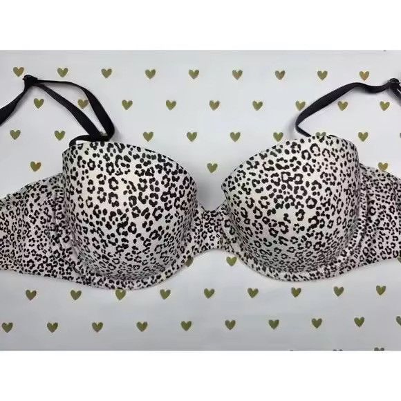 Other LEOPARD CHEETAH Animal Print 34C Bra Multiway Push Up Size ONE SIZE - 1 Thumbnail