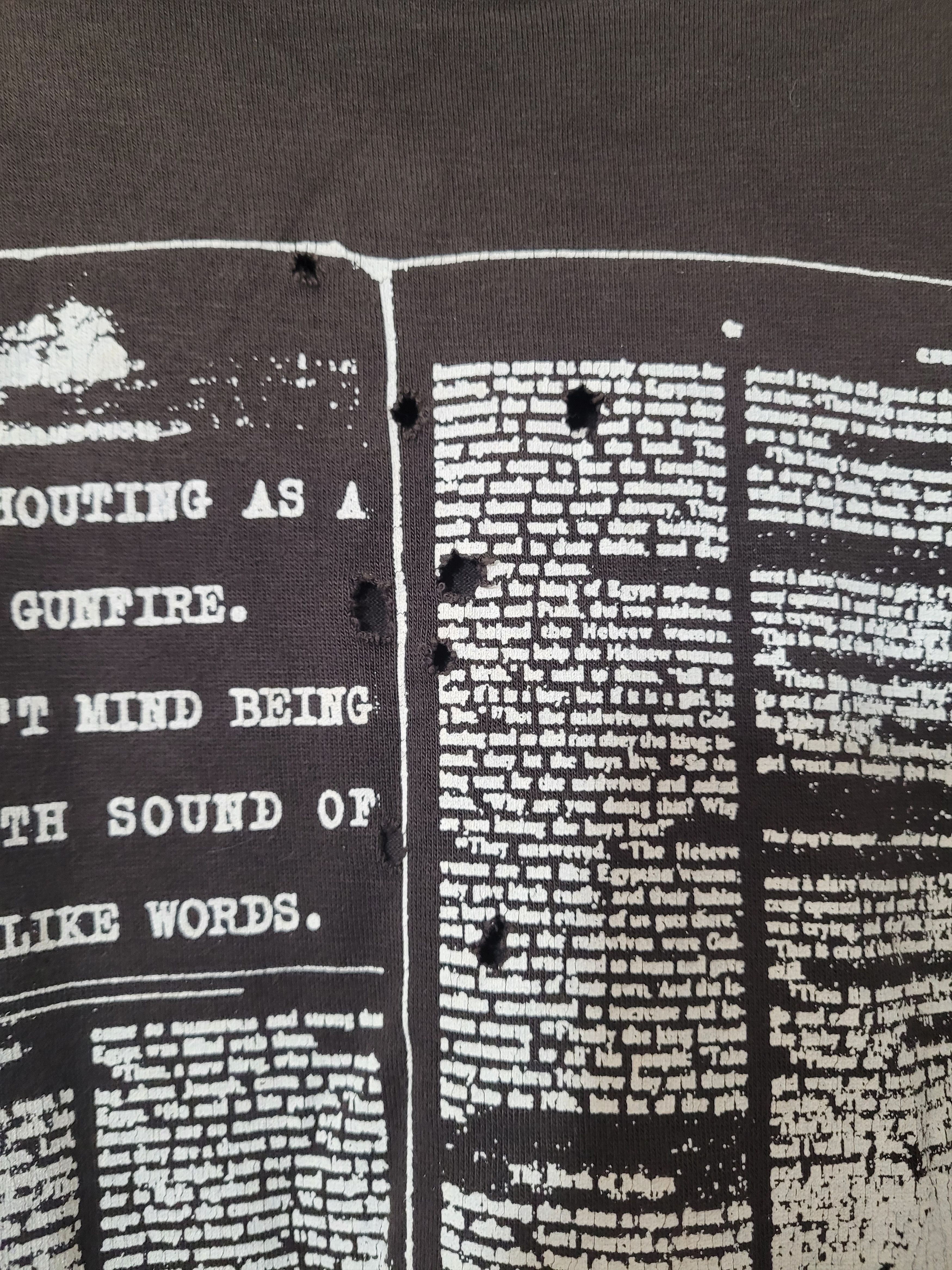 Number (N)ine SS01 distressed bible tee Size US M / EU 48-50 / 2 - 3 Thumbnail