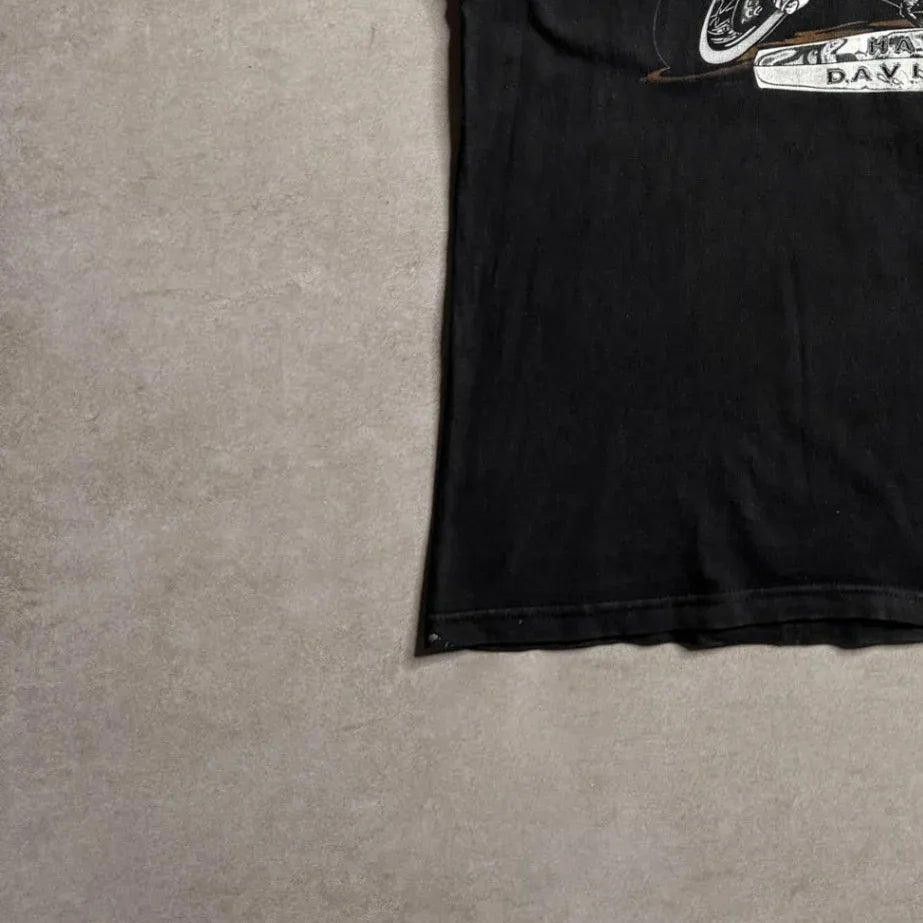 Harley Davidson Vintage Harley Davidson Black T-shirt - M Size US M / EU 48-50 / 2 - 7 Thumbnail