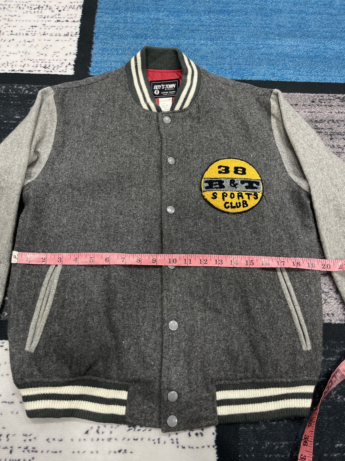 Vintage VINTAGE BOY’S TOWN SPORT CLUB VARSITY JACKET Size US M / EU 48-50 / 2 - 11 Thumbnail