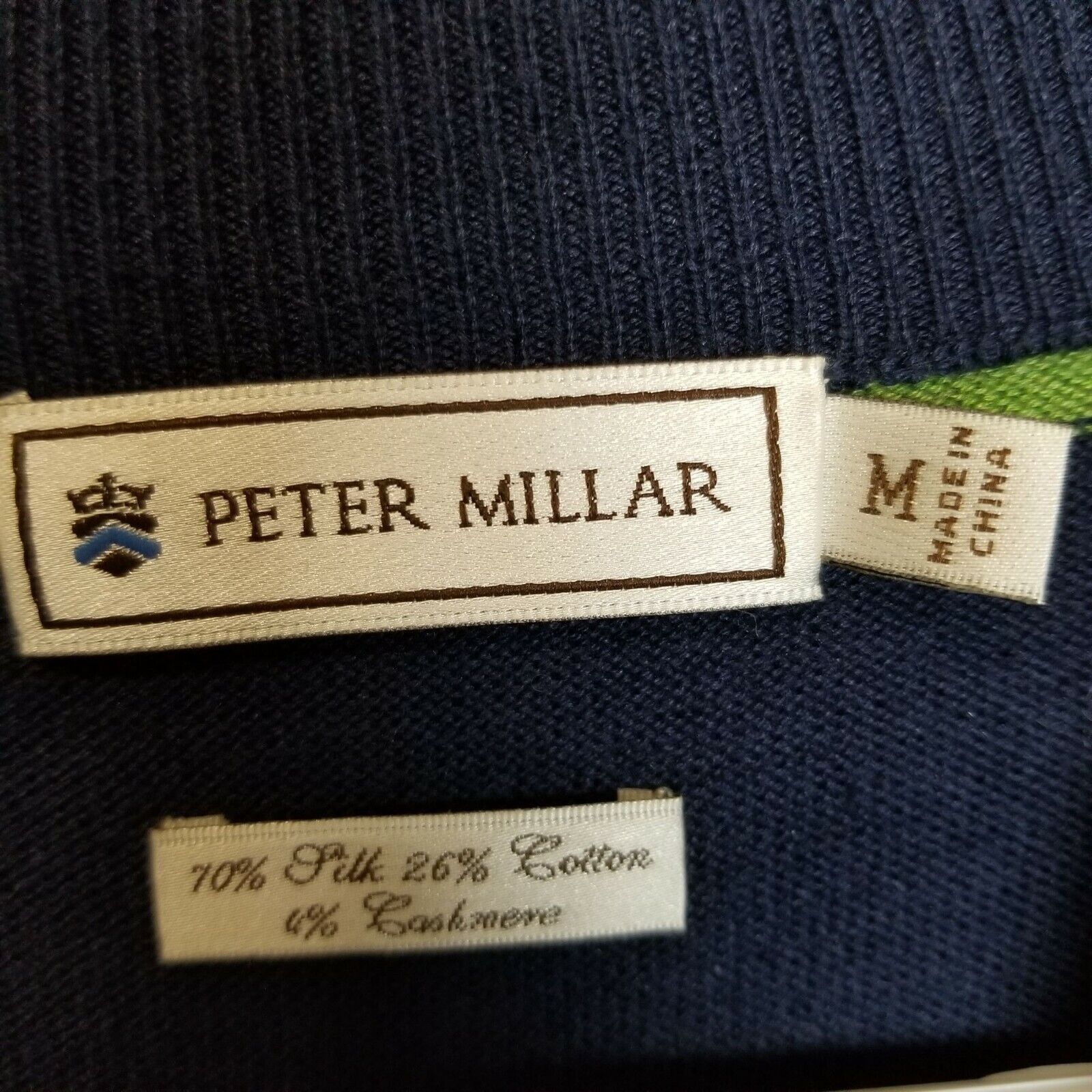 Peter Millar Peter Millar Silk Cashmere Sweater Striped Preppy Classic Size US M / EU 48-50 / 2 - 6 Thumbnail