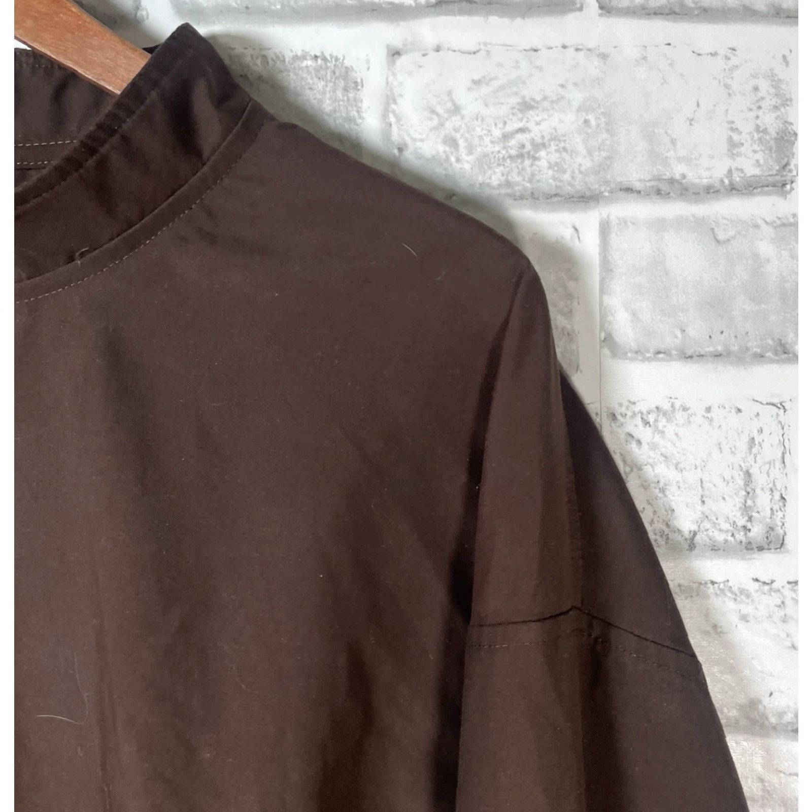 Vintage Zero Restriction Jacket Mens L Brown Quarter Button Windbreaker Golf Polyester Size US L / EU 52-54 / 3 - 5 Thumbnail