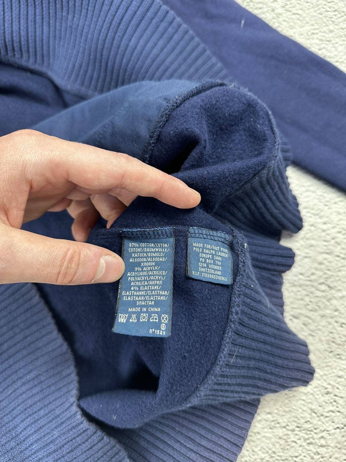 Polo Ralph Lauren Ralph Lauren Women’s Longline Navy Hoodie Toggle Vintage Y2K Size S / US 4 / IT 40 - 13 Thumbnail