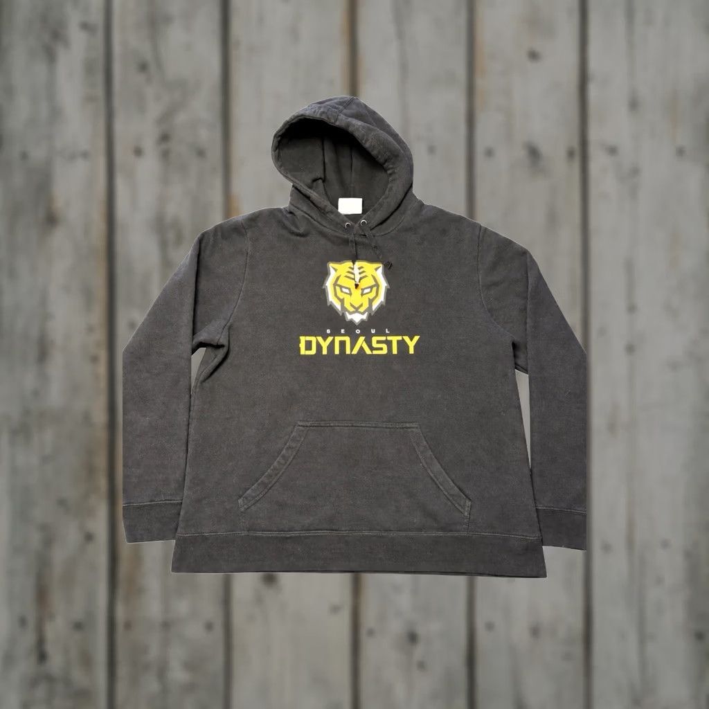 Vintage Seoul Dynasty Overwatch Esports Video Game Streaming Hoodie Black Mens XL Size US XL / EU 56 / 4 - 1 Thumbnail