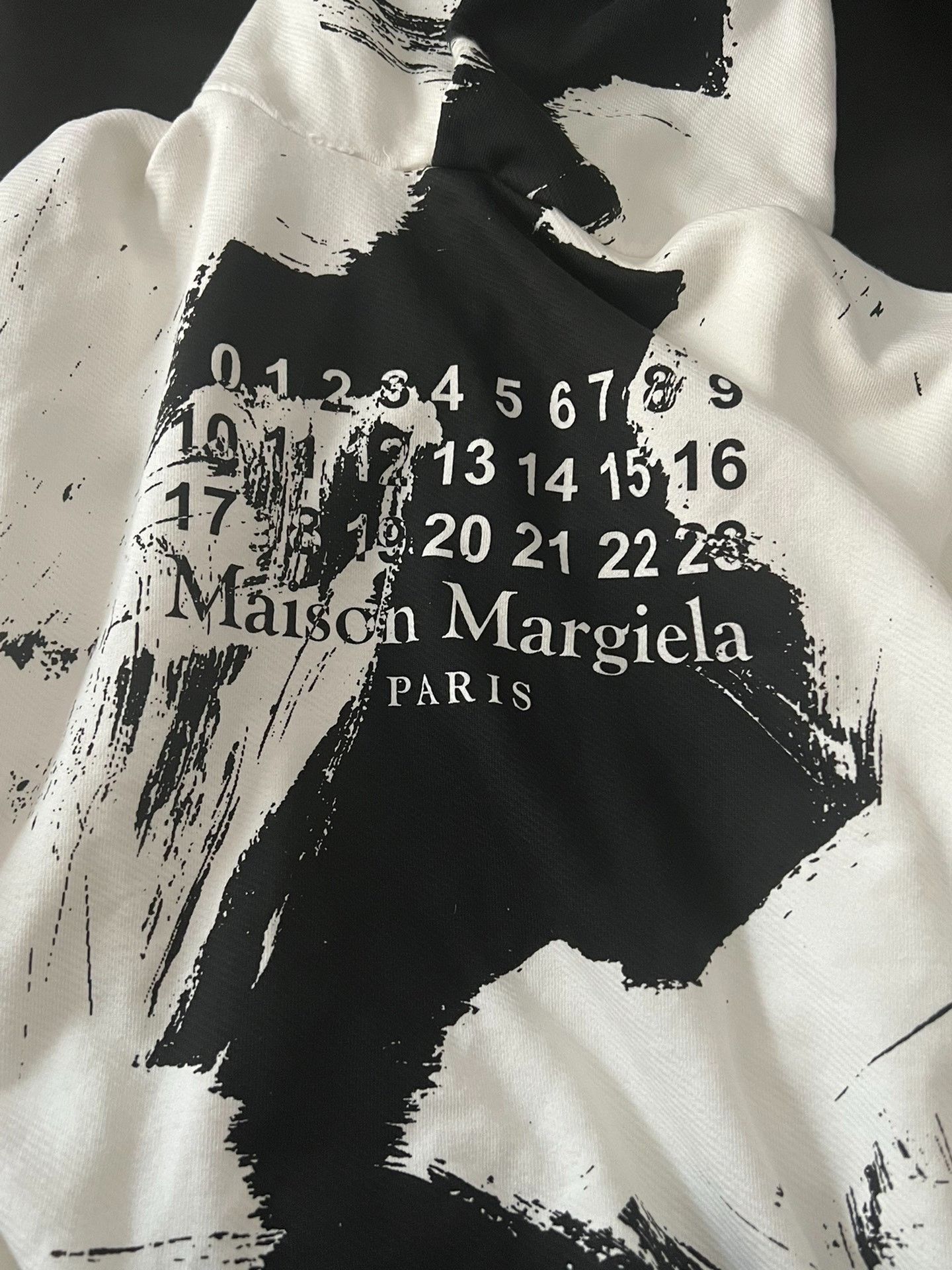 Maison Margiela Maison Margiela Size 48 Ink-splashed sweatshirt size48 2501 Size US M / EU 48-50 / 2 - 2 Thumbnail