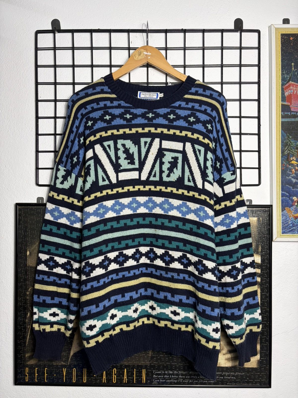 Yves Saint Laurent Vintage Yves Saint Laurent Knit Sweater Size XL / US 12-14 / IT 48-50 - 1 Thumbnail