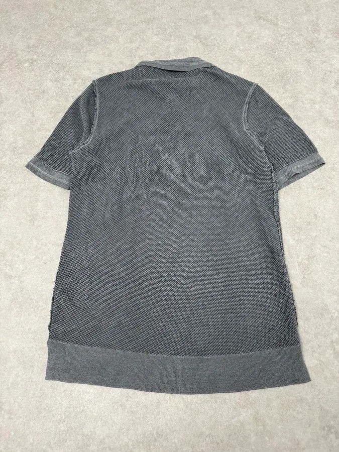 Dolce & Gabbana 2000s Dolce & Gabbana Grey Knit Polo Shirt Size US M / EU 48-50 / 2 - 7 Thumbnail